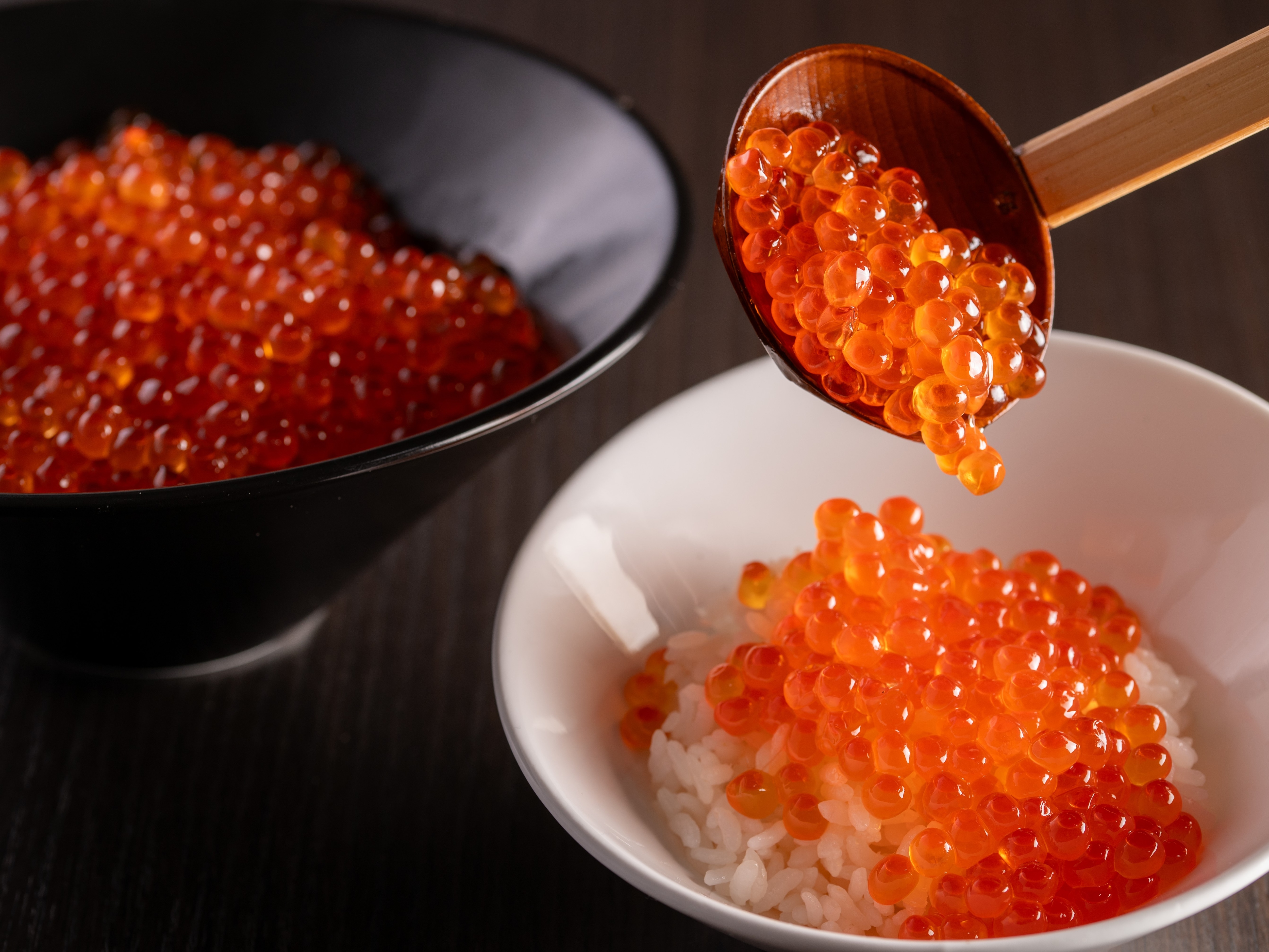 Breakfast buffet Hokkaido salmon roe (image)