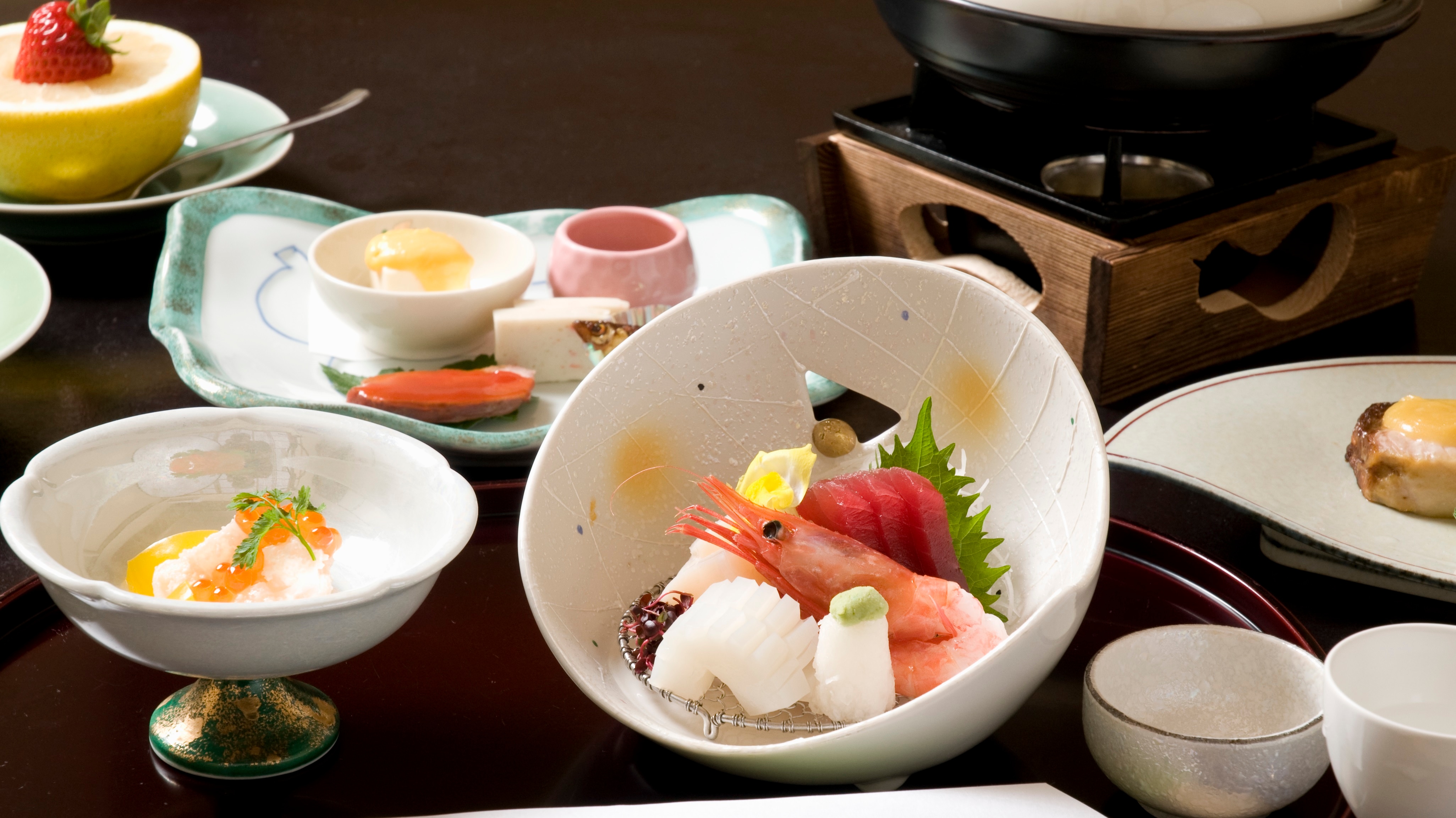 Seasonal Japanese food set