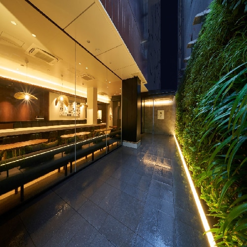 Hotel entrance