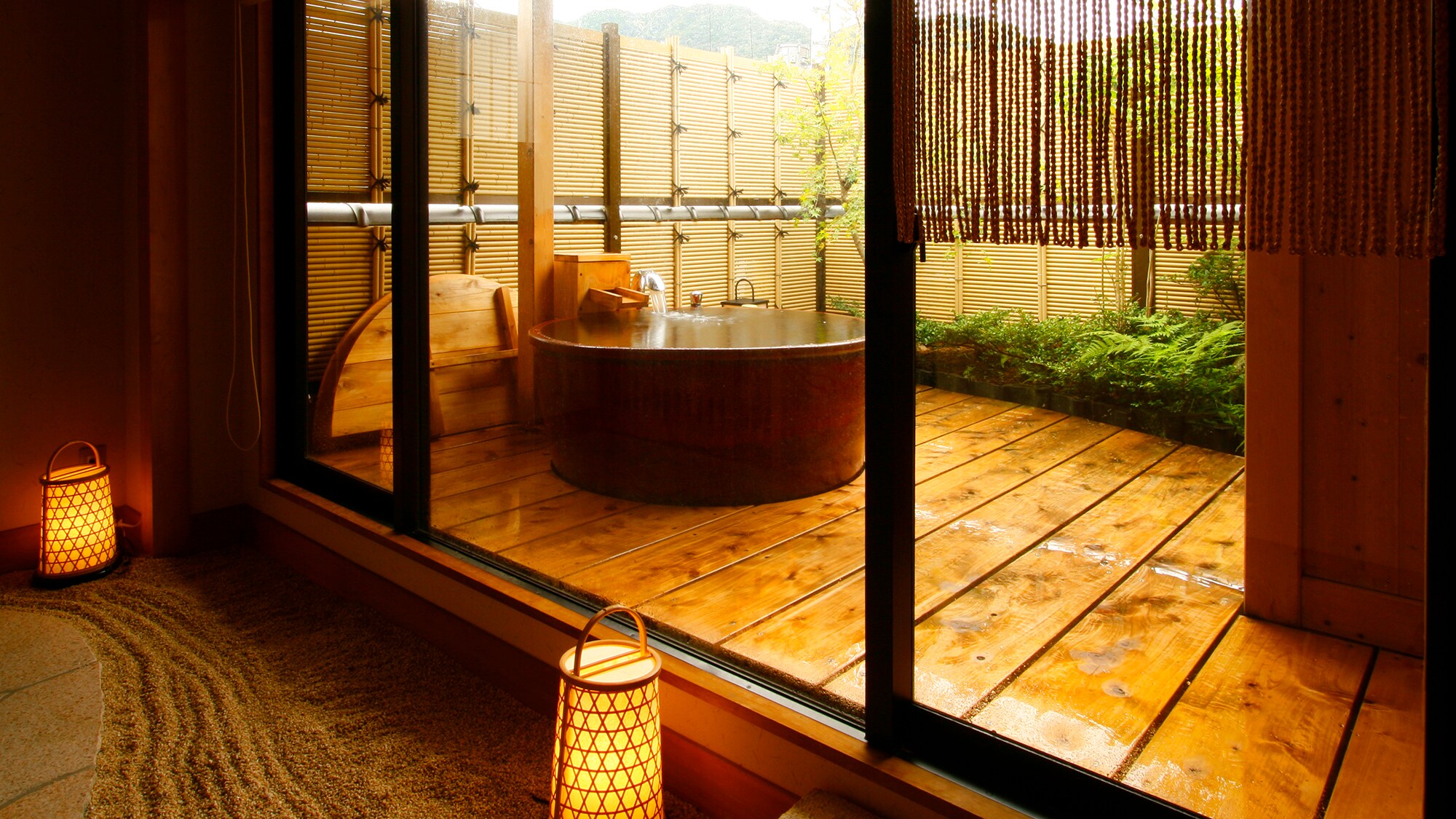 Guest room with open-air bath, Japanese-style room