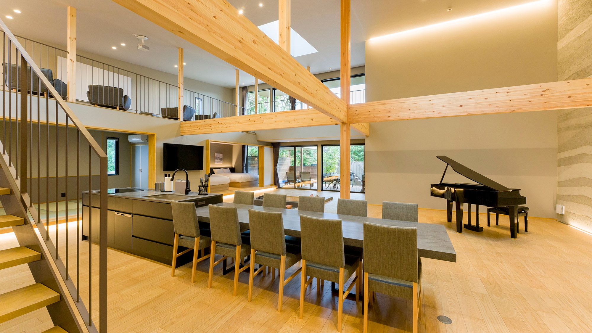 [Building A] Dining room and kitchen