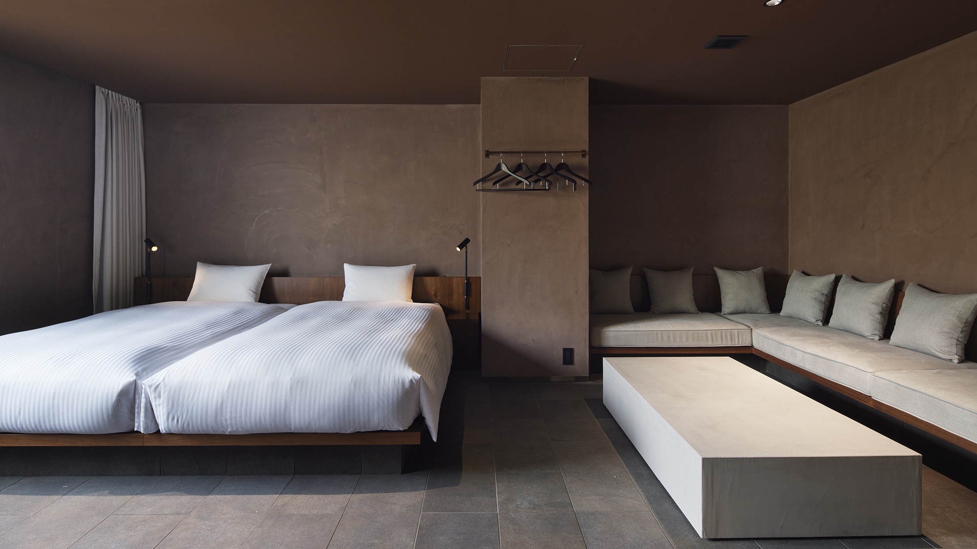 Premium twin room with sauna [Bed width 110cm]