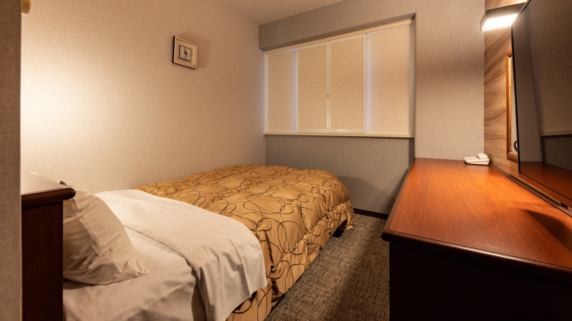 [Standard Single] Renovated in 2024, enjoy the room with free VOD and 4K TV.