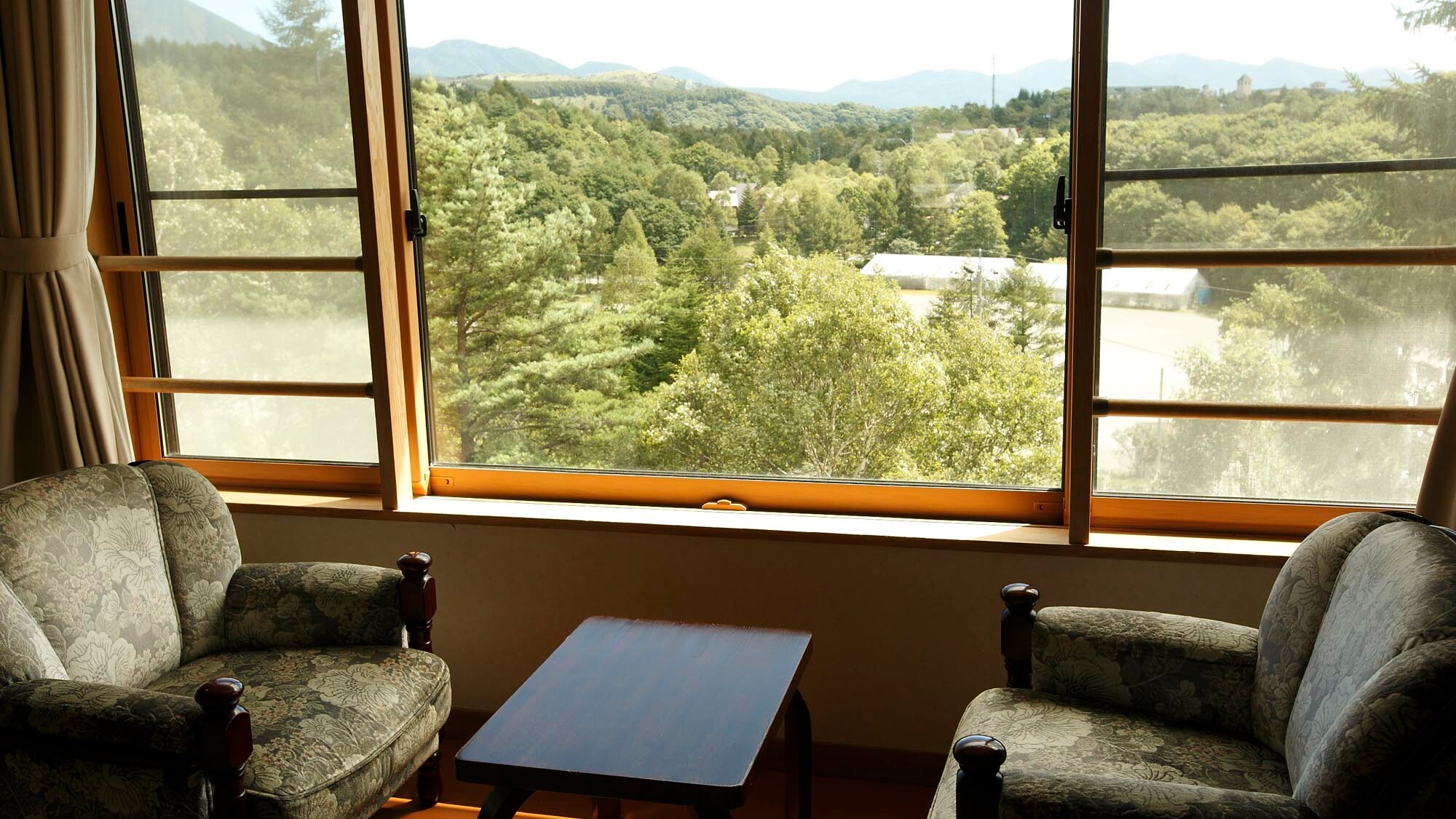 [West Wing ■ Japanese-style room 12.5 tatami mats] View from the window