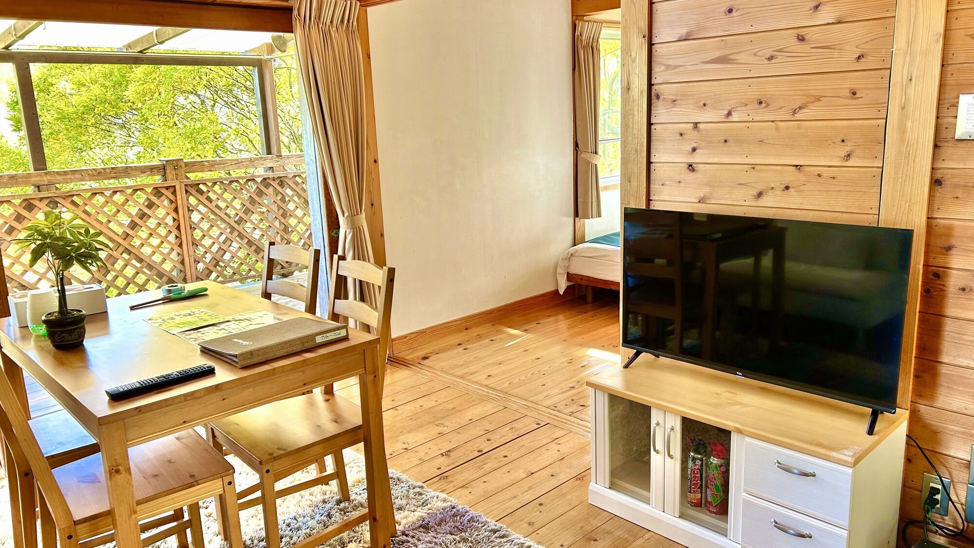 ◆กระท่อมเซโตอุจิ ช่วงเวลาพักผ่อนกับครอบครัวบนทีวีจอใหญ่♪