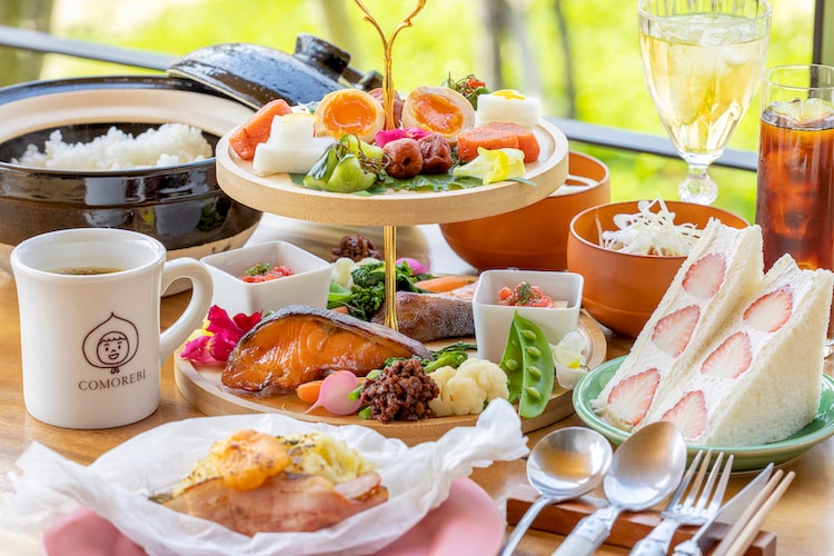 日式早餐，含砂鍋飯