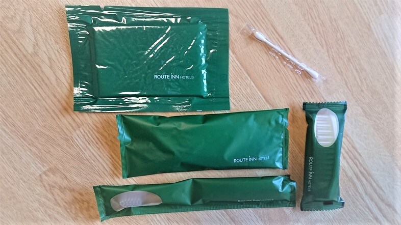 Amenities for guests, including toothbrushes
