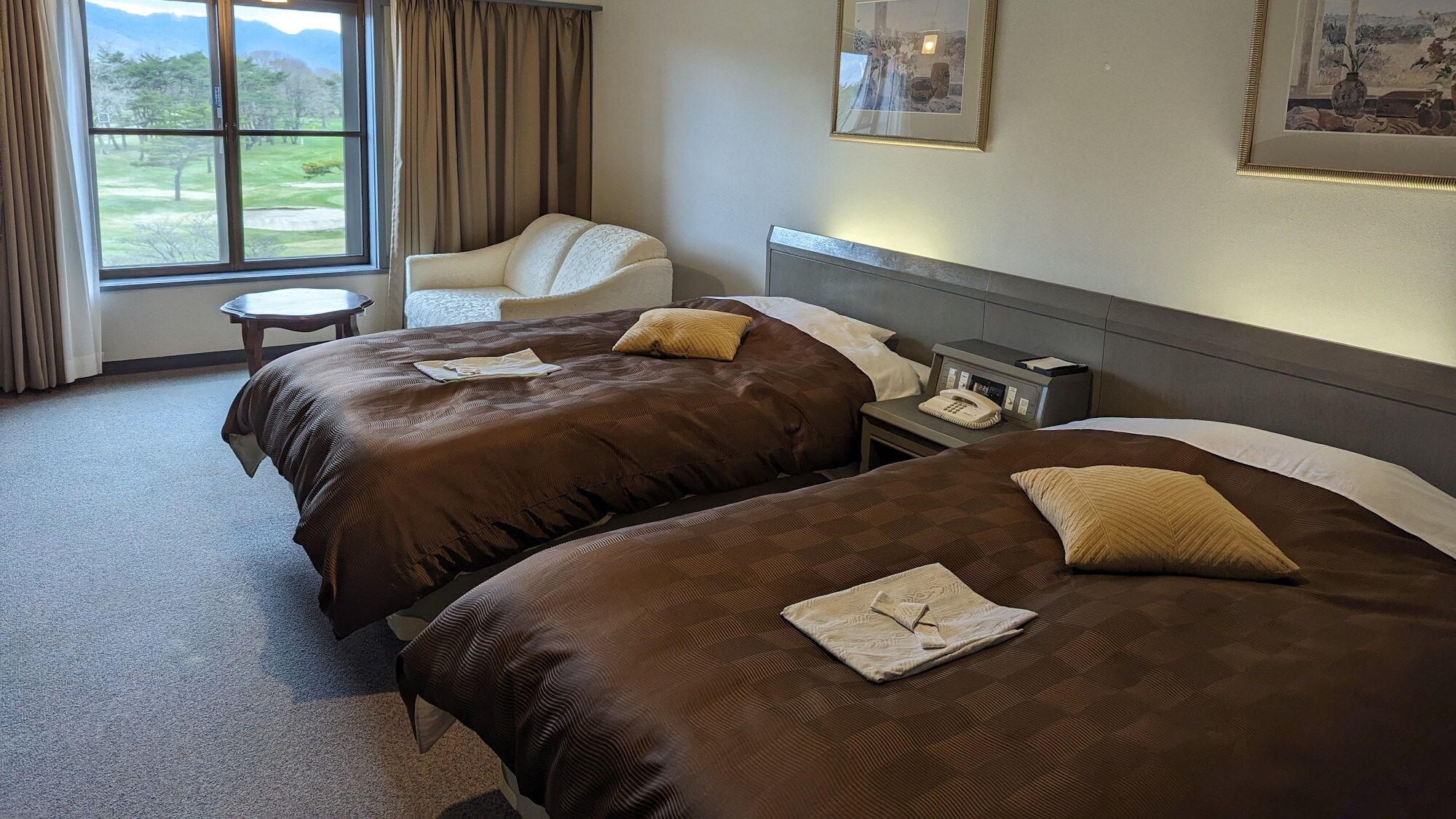 Twin room *Course view/Inside the room
