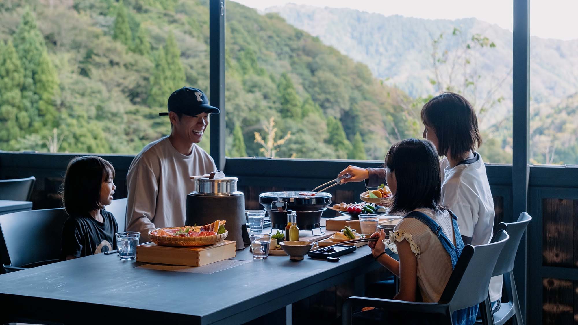 [Dinner] Premium charcoal grilled mountain set