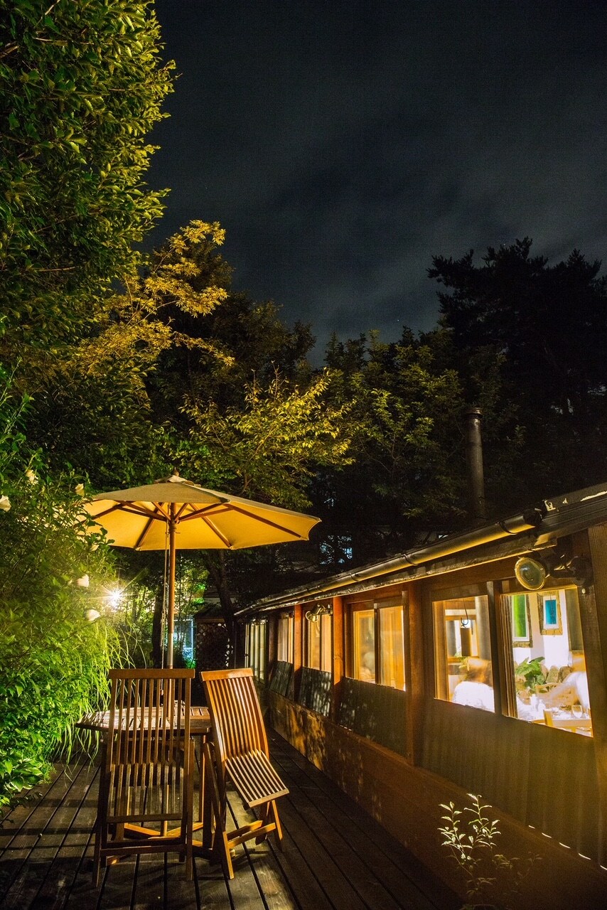 야쓰가타케 BaseCamp 야경