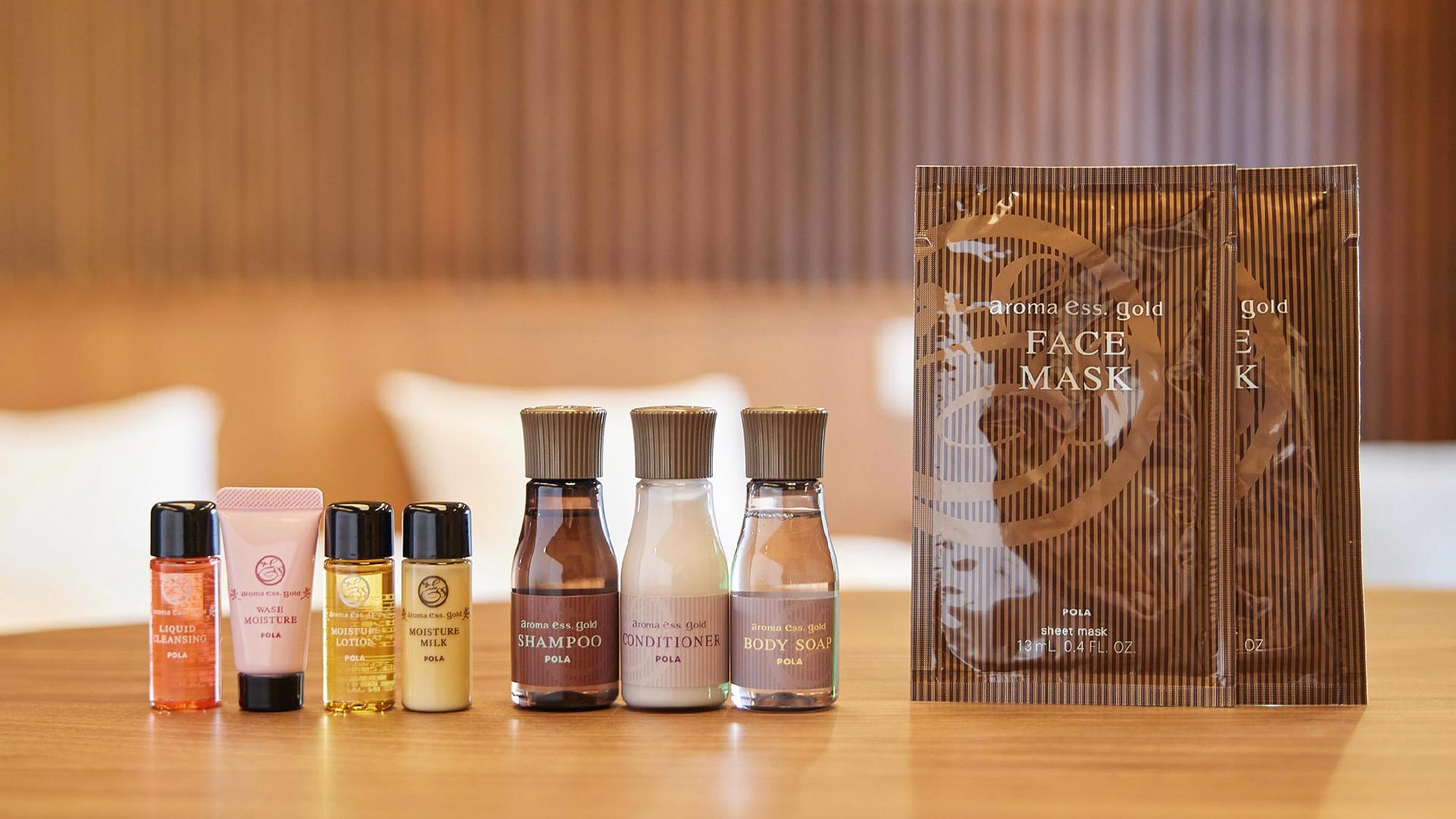 ・[Amenities] We provide pleasant-smelling amenities. We also have skin care products such as face masks.
