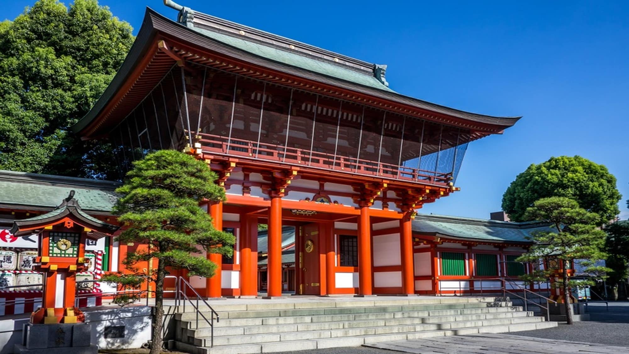 【藤崎八幡宮】熊本市的主神社。 9月中旬的節慶期間還會舉辦「神光遊行」。 （照片提供：熊本觀光聯盟）