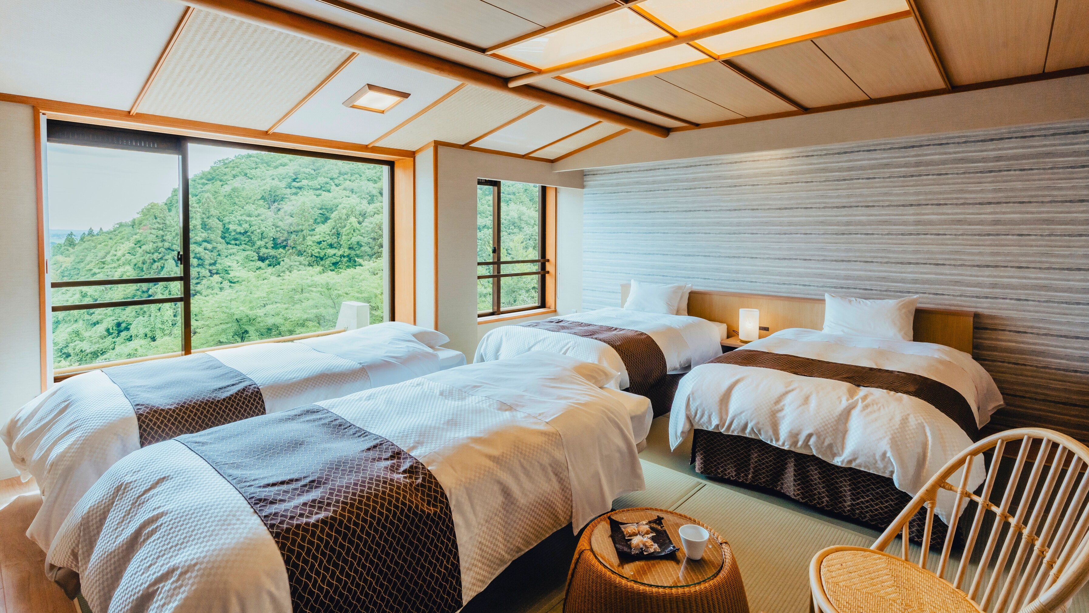 [Phòng kiểu Nhật có giường đôi (giường phụ) 12,5 chiếu tatami]
