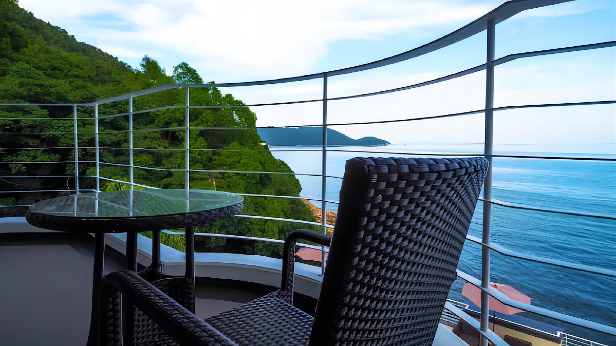 [View from the guest room terrace] *Example