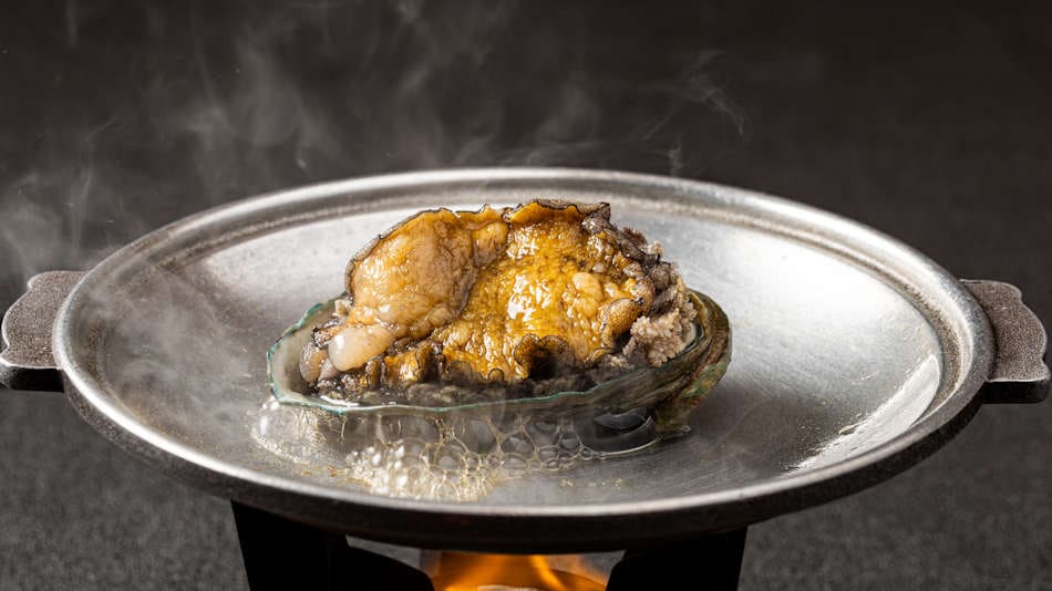 Grilled abalone