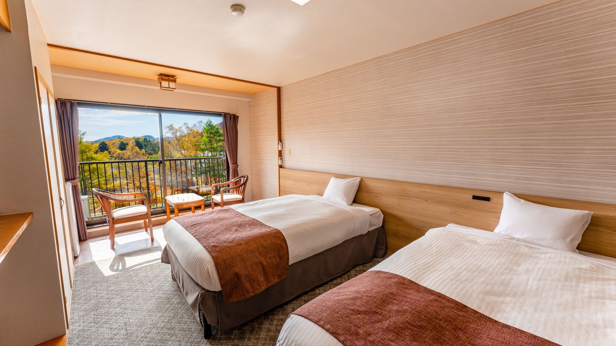 [Kamar Twin] (Momiji) *Pemandangan dapat bervariasi tergantung kamar.