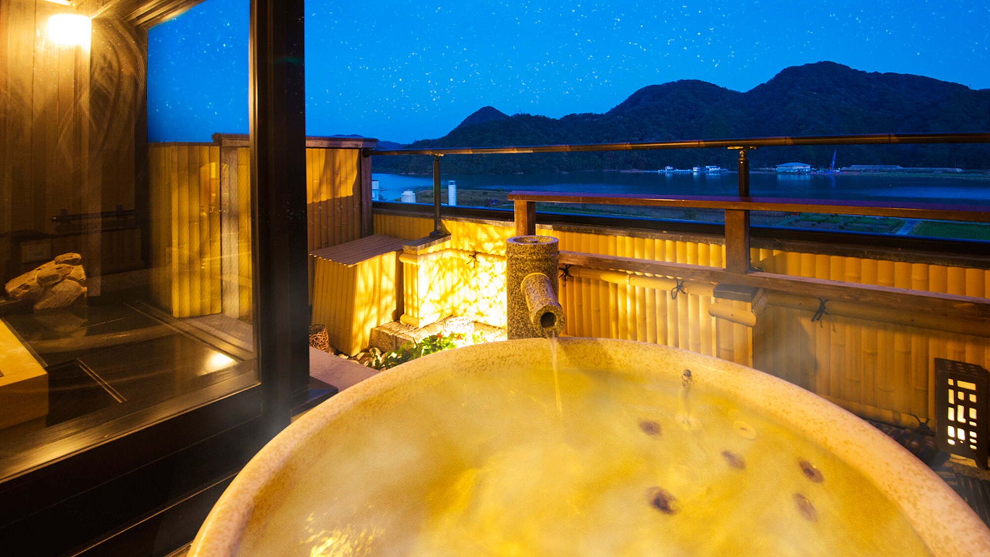 [Chartered open-air bath ◇ Dream Kayohi Road]