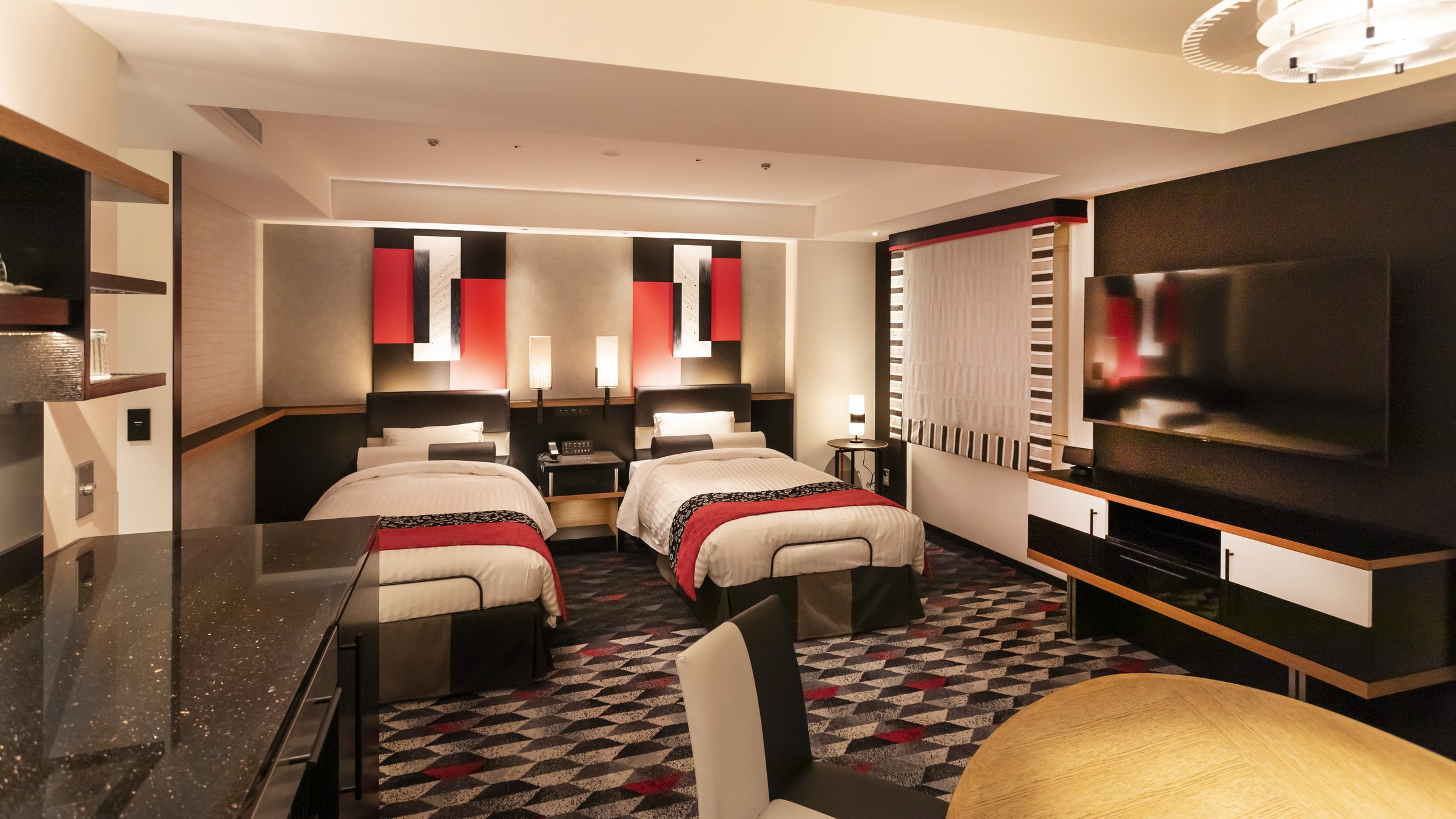[Premium Heartful Room] A spacious and spacious room. Enjoy a functional and sophisticated space.