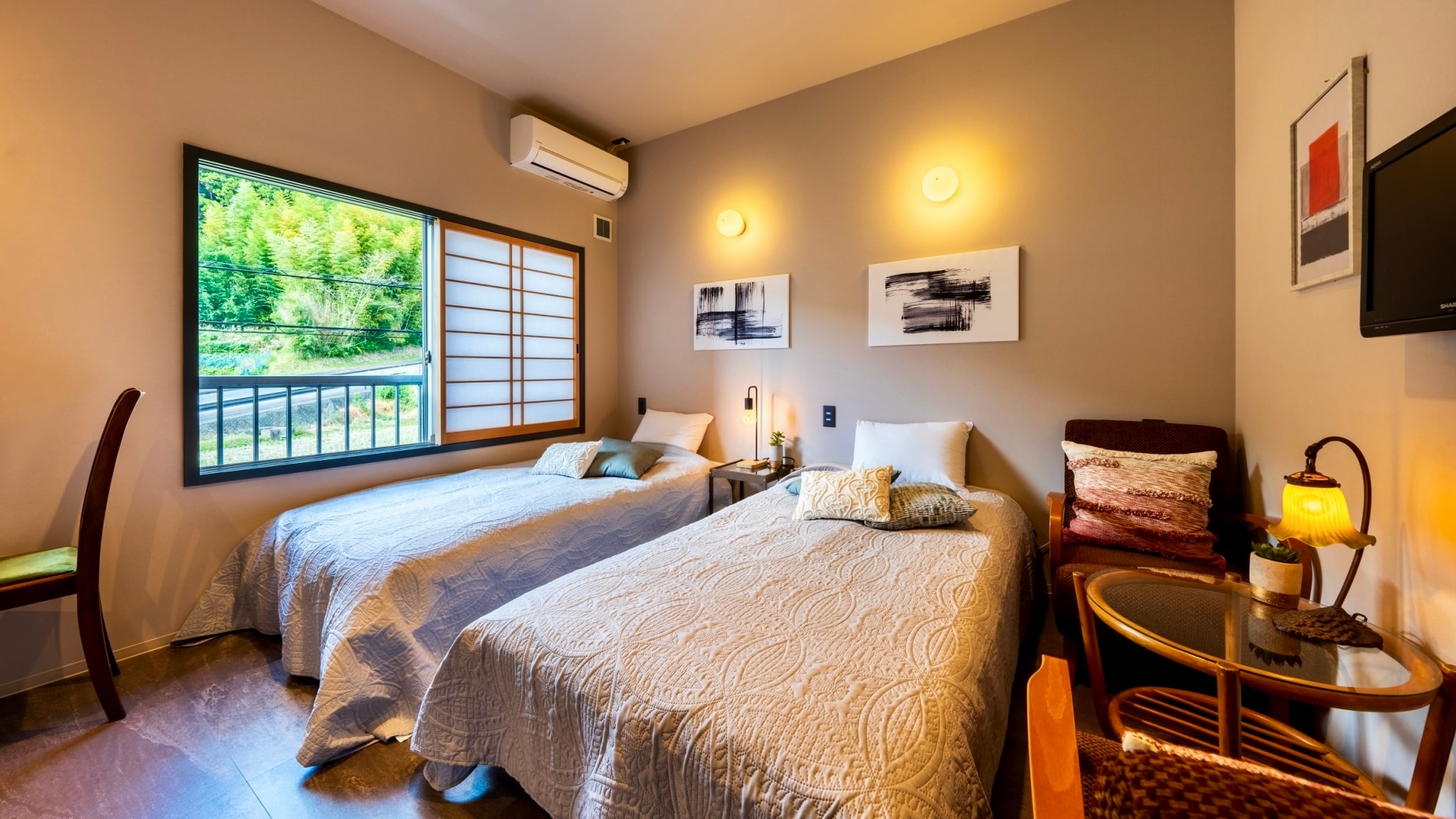 [Western-style building] Room 3: Western-style room/twin; 2 single beds