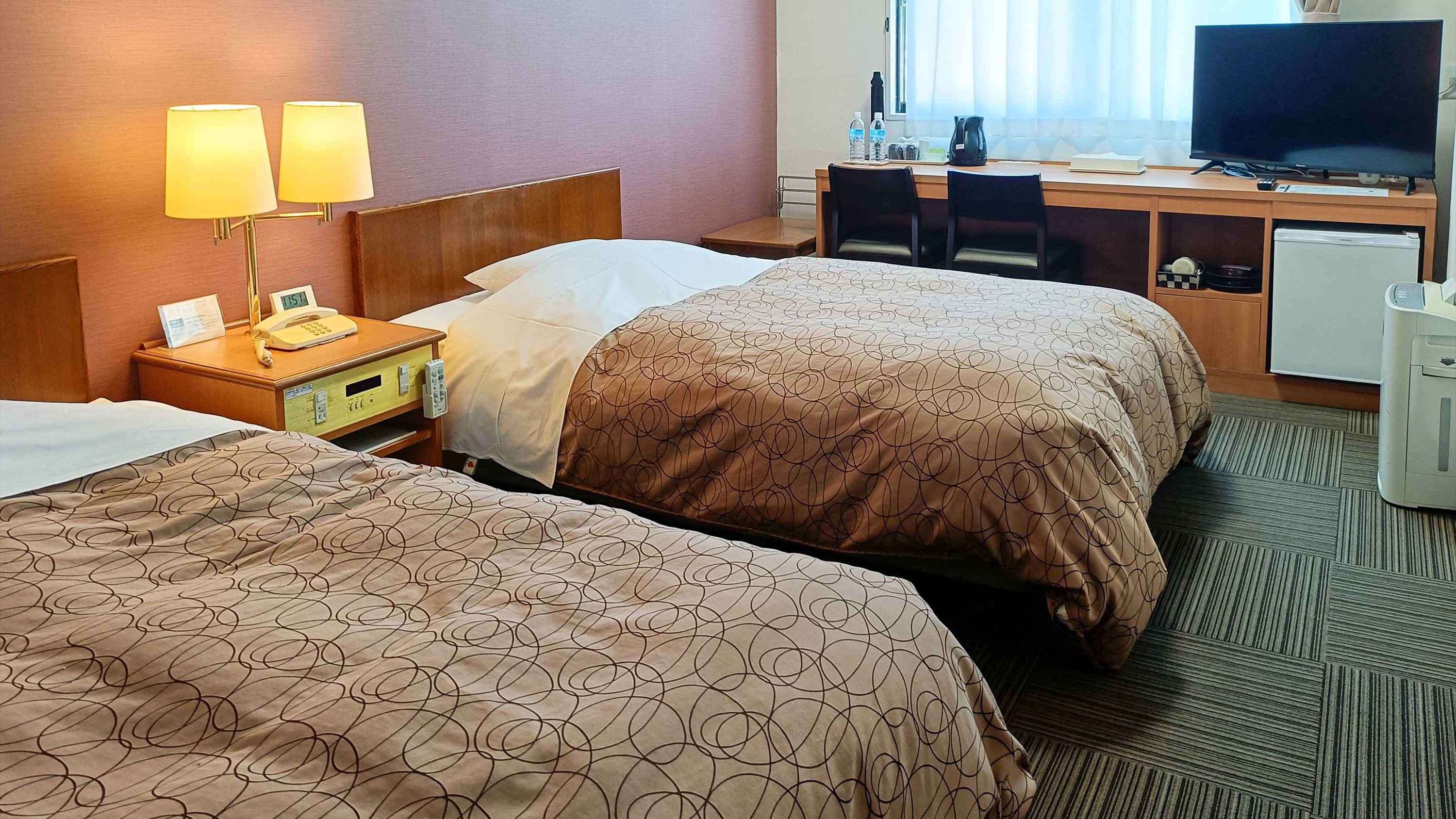 [Twin Room] Convenient rental items are also available, allowing you to relax after a business trip or sightseeing.