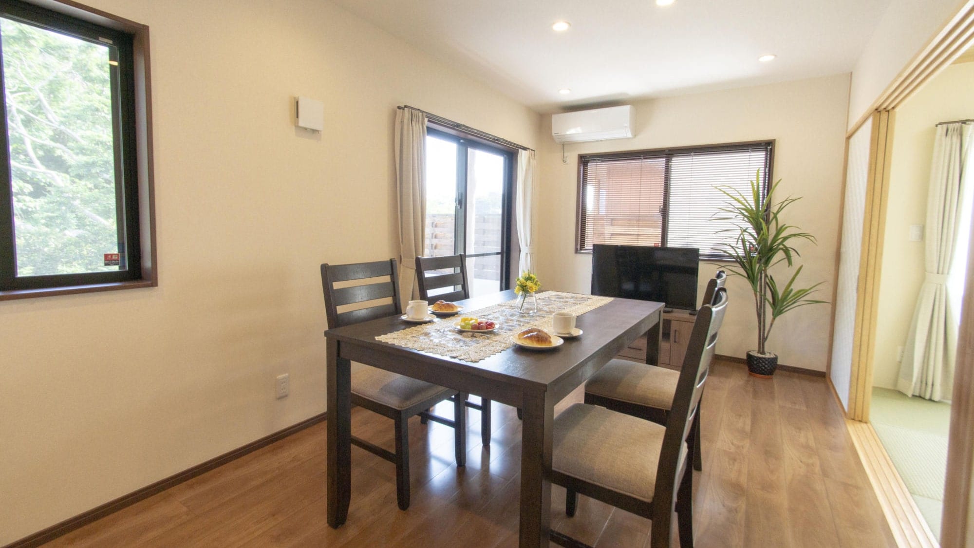 Enjoy your time in the open living room.