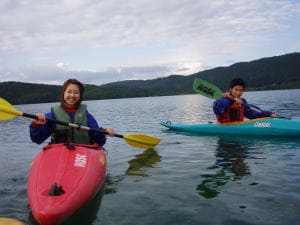 Lake Aoki kayak plan