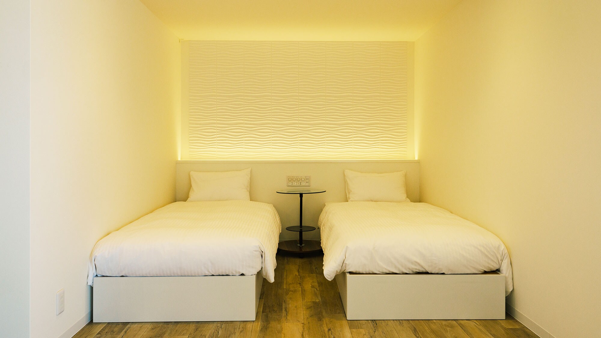 [Villa C・Pets allowed／72.04㎡] Equipped with 2 single beds and 4 folding mattresses.