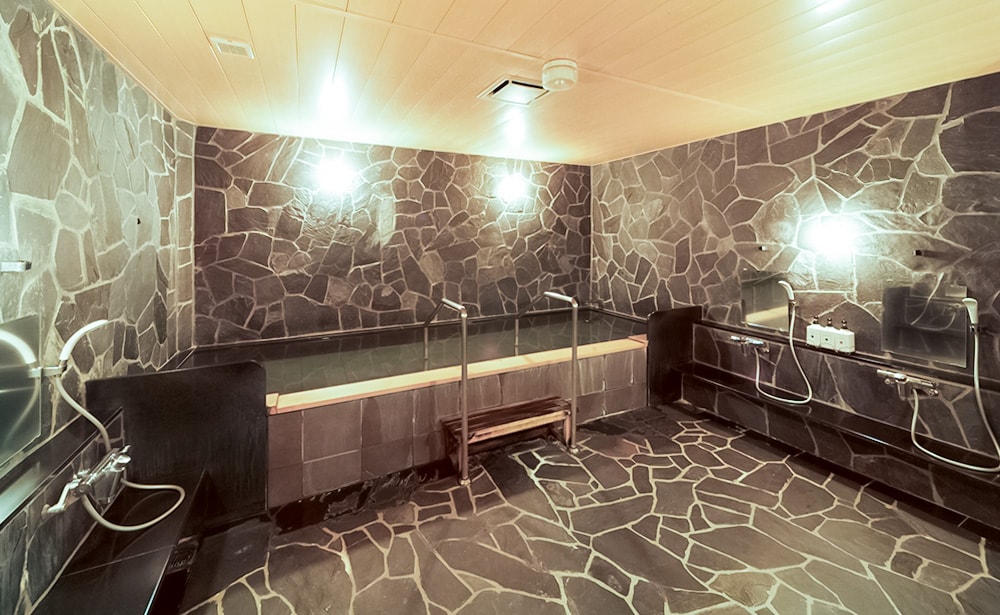 Large public baths for men and women