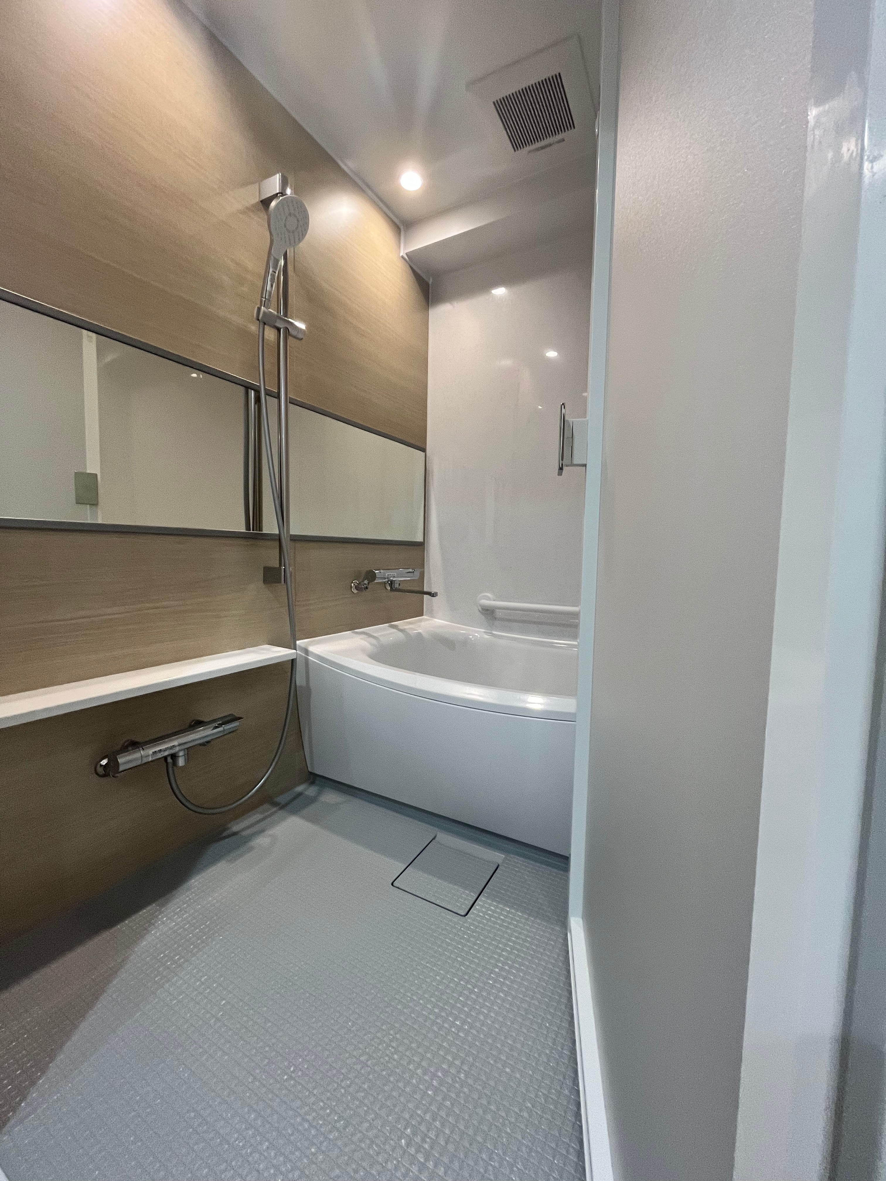 March 2025 renovated room bathroom