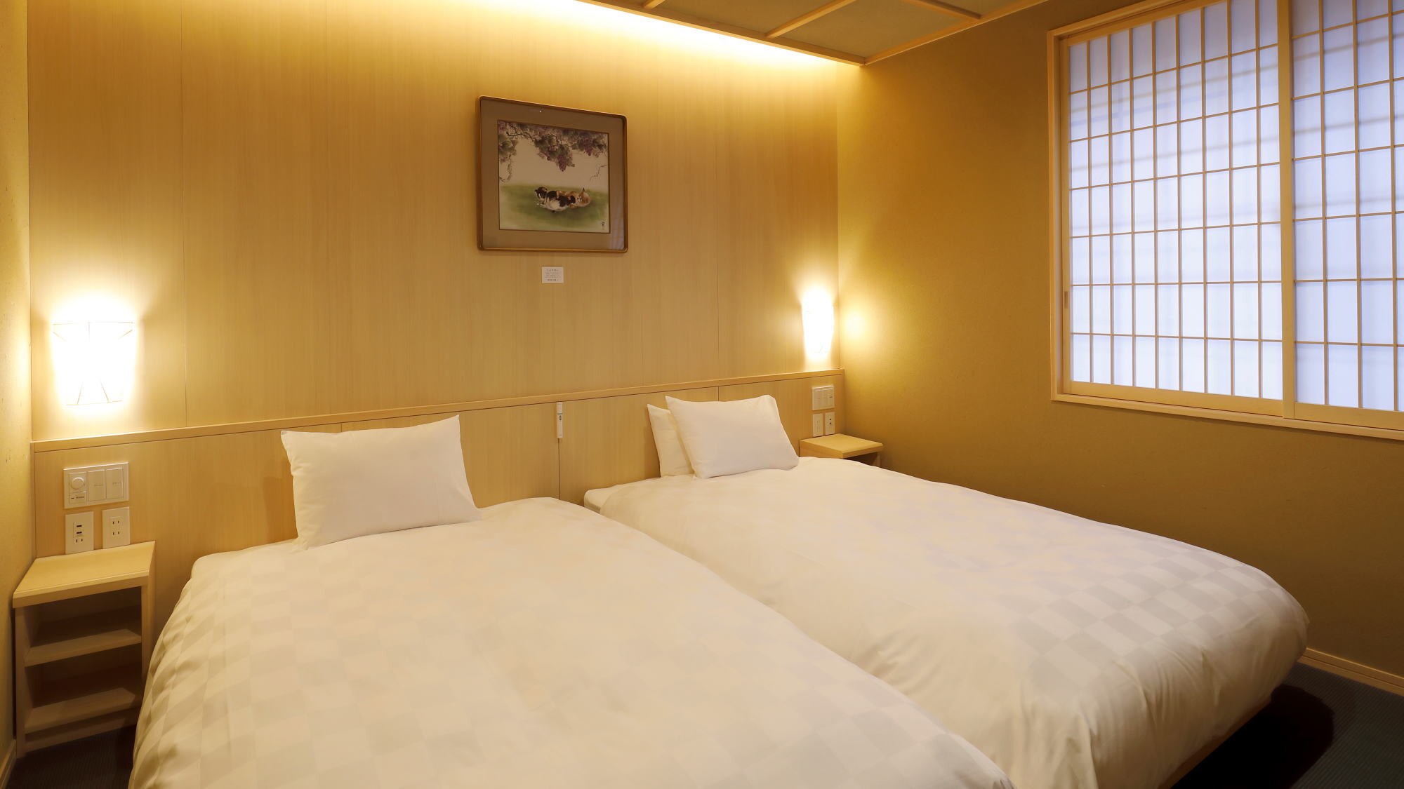 [Open-air bath + indoor bath] Shikisai Suite Room "Usu"