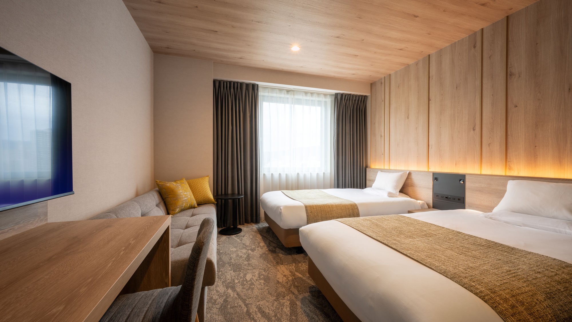 高級雙床房：15平方米，Airweave床墊120公分（2床）