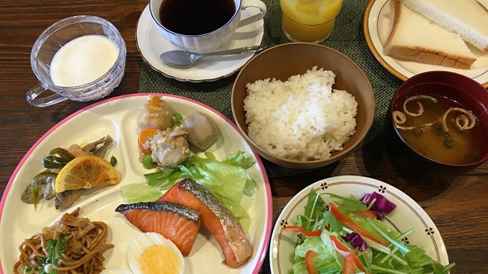 日式和西式自助早餐*摆盘示例