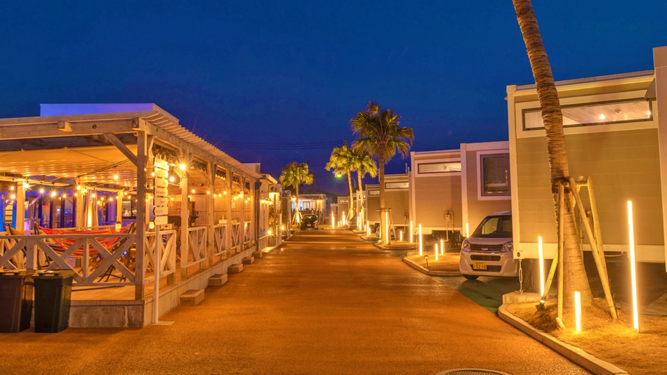 Glamping area / main street