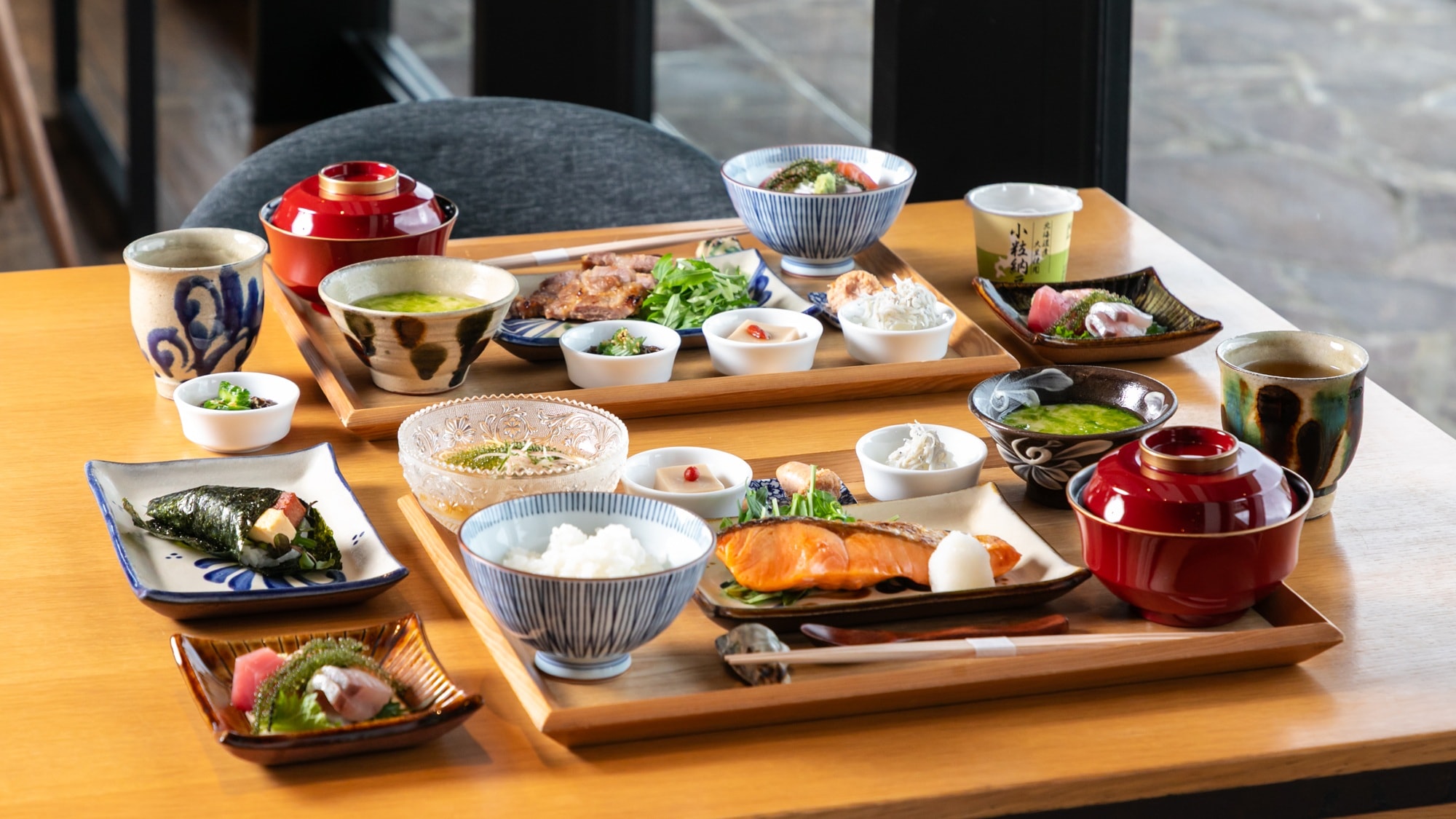 [Shirakachi Robata] <Limited-time Japanese breakfast buffet>
