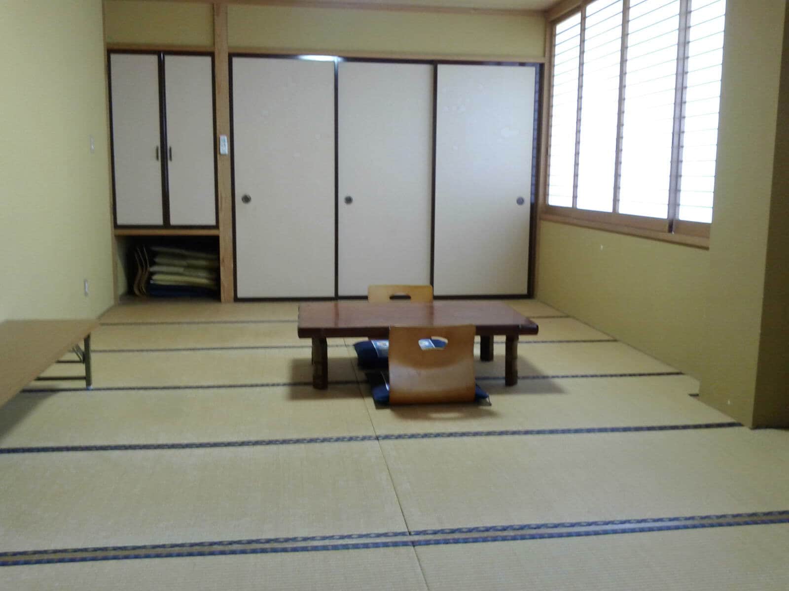 Main building street-side guest rooms