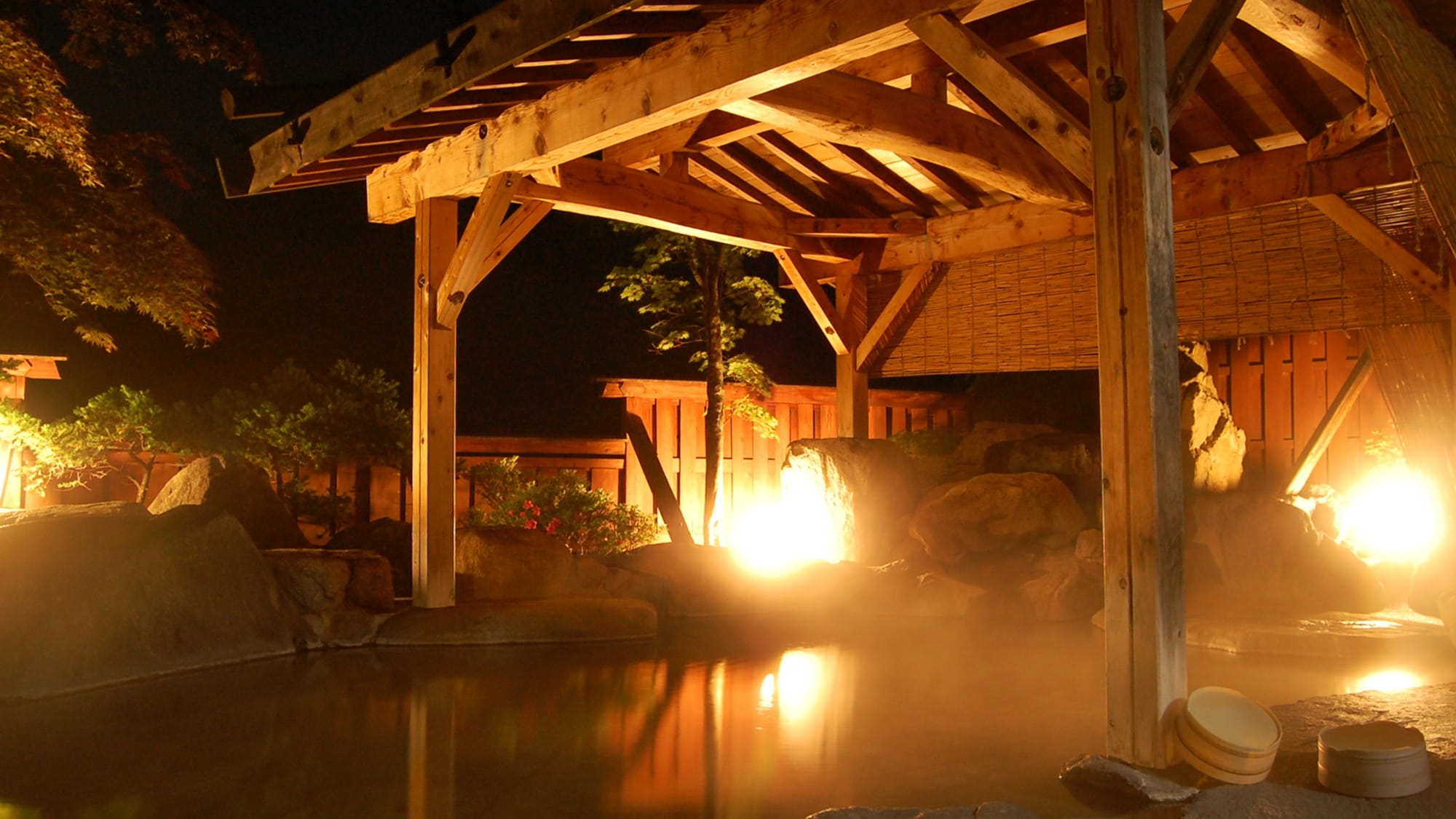 *Private outdoor bath