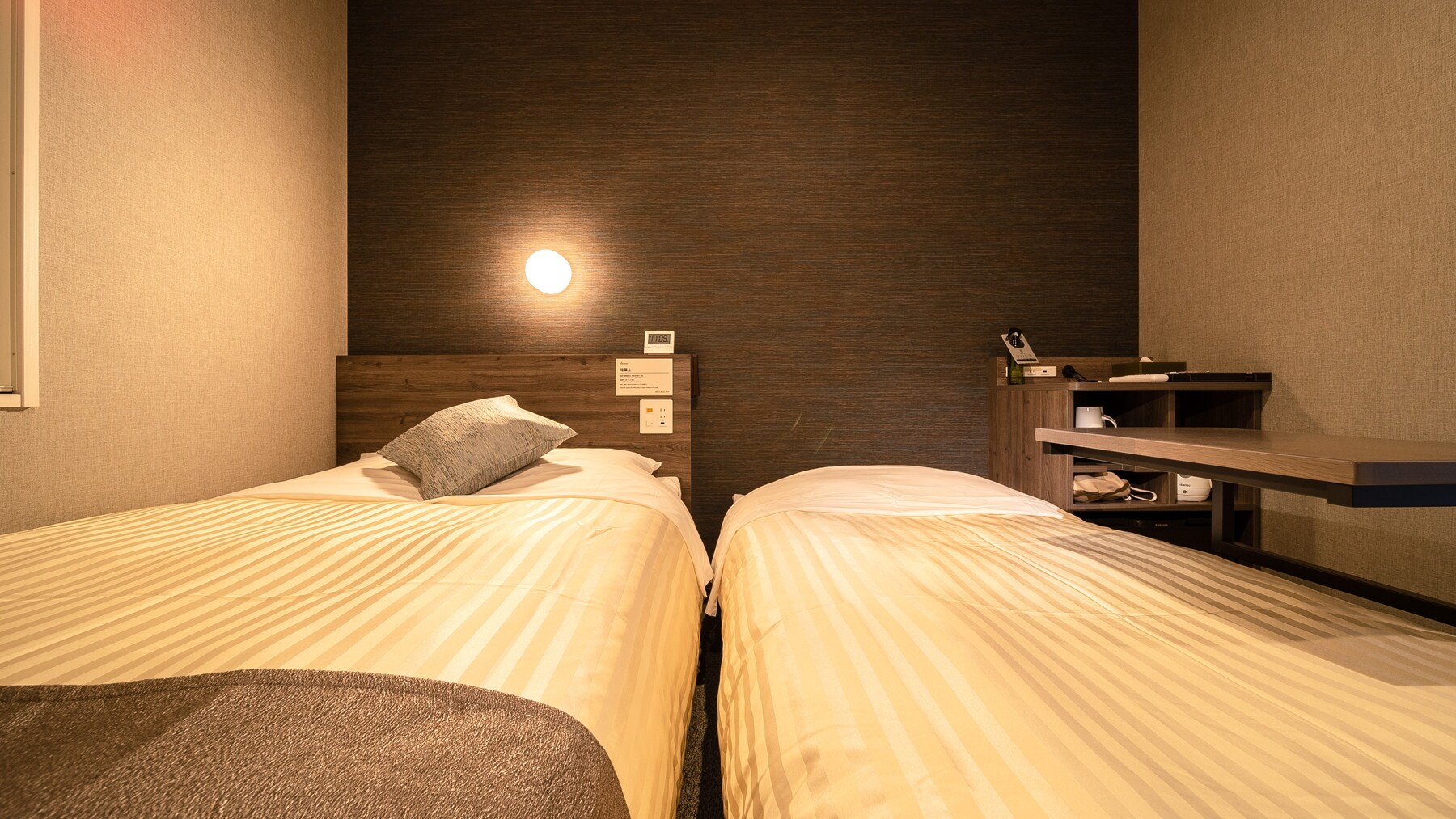 If two people are sleeping together, we recommend two beds!