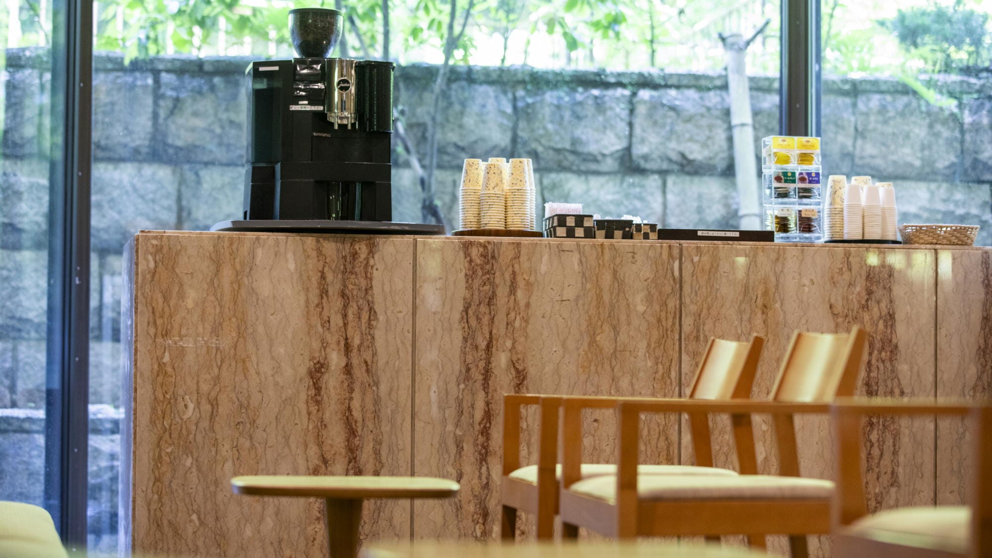 Welcome drink (self-service coffee/tea)