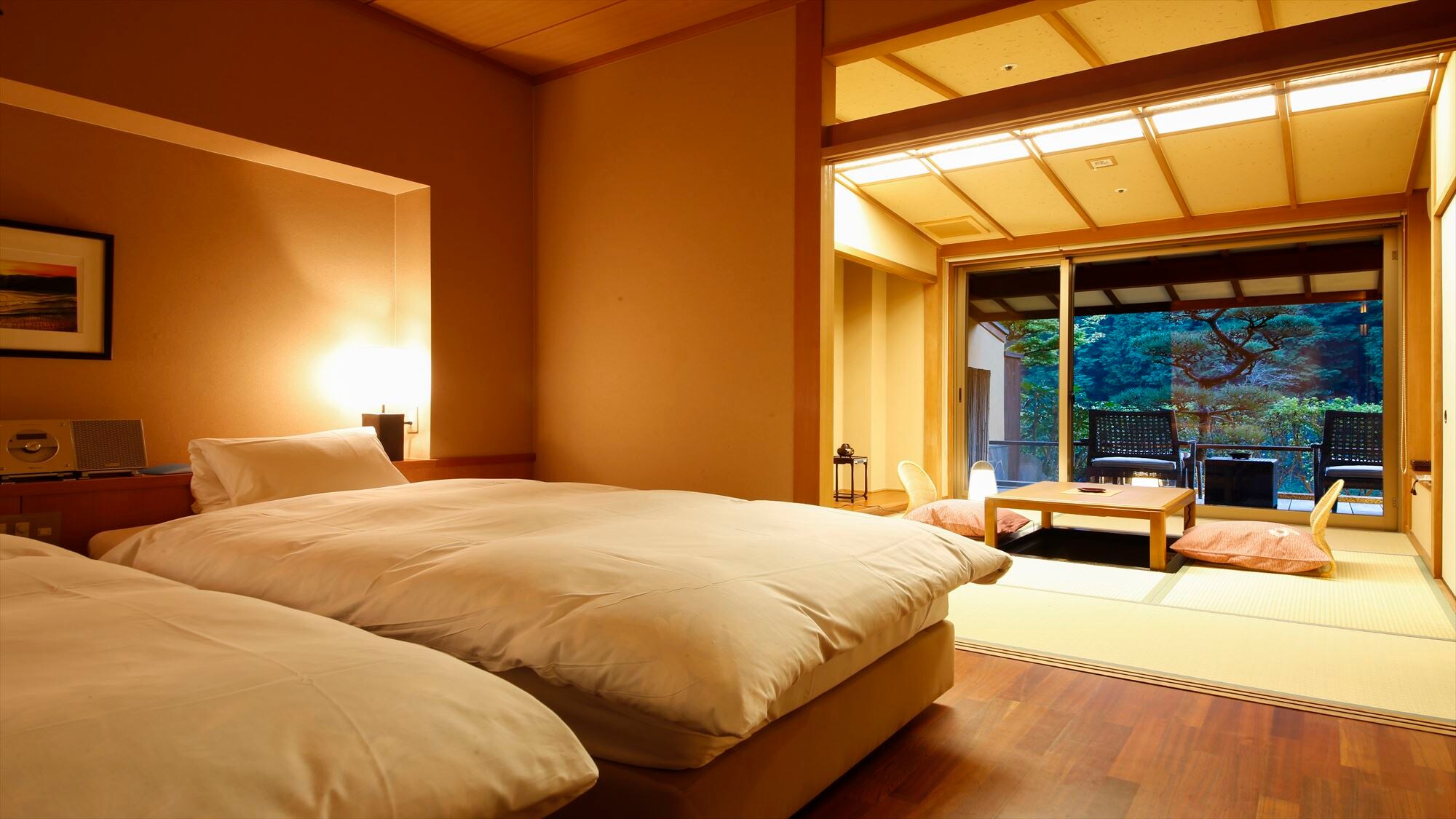 An example of a guest room