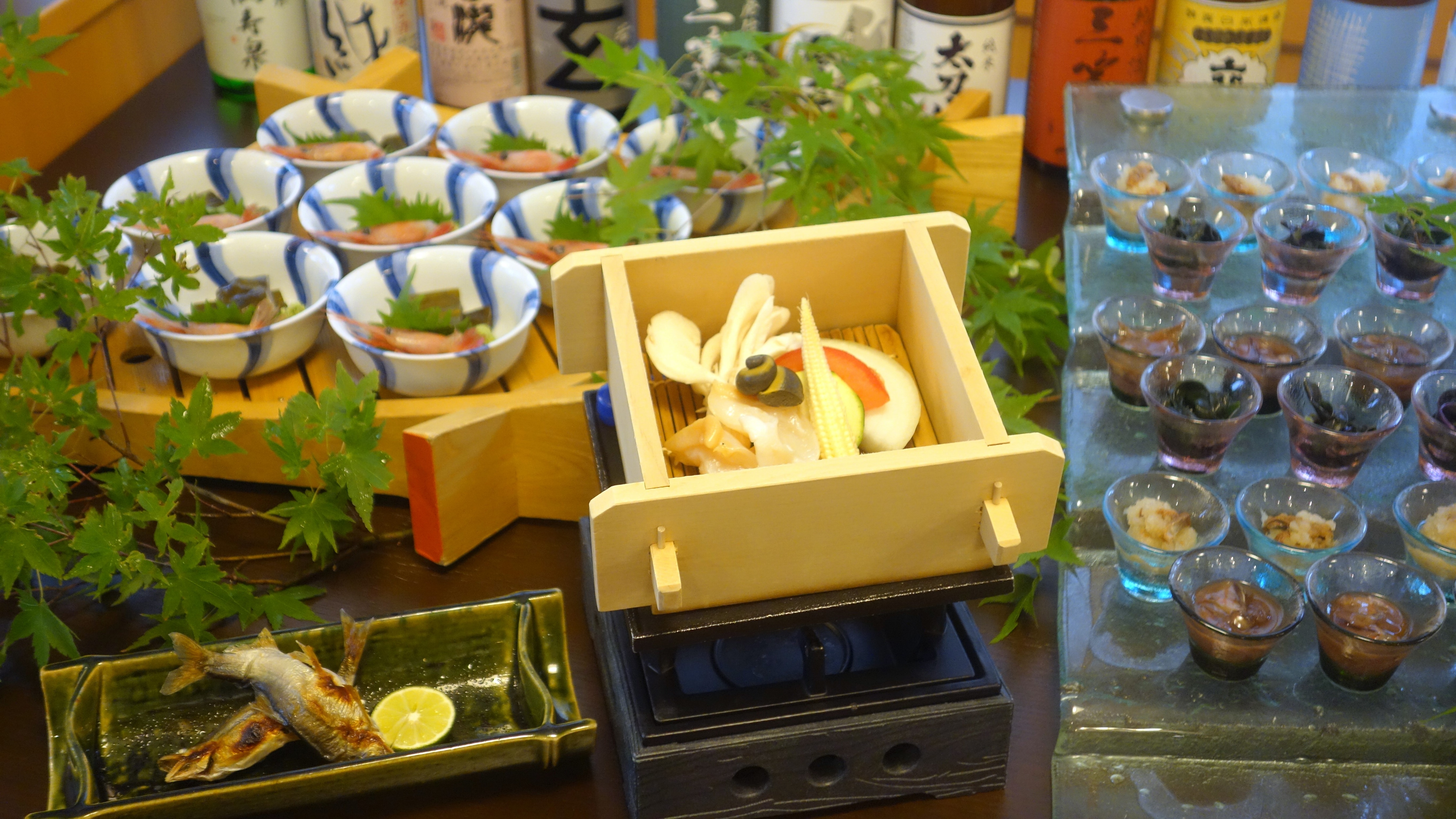 清酒蒸餐+半自助餐圖片
