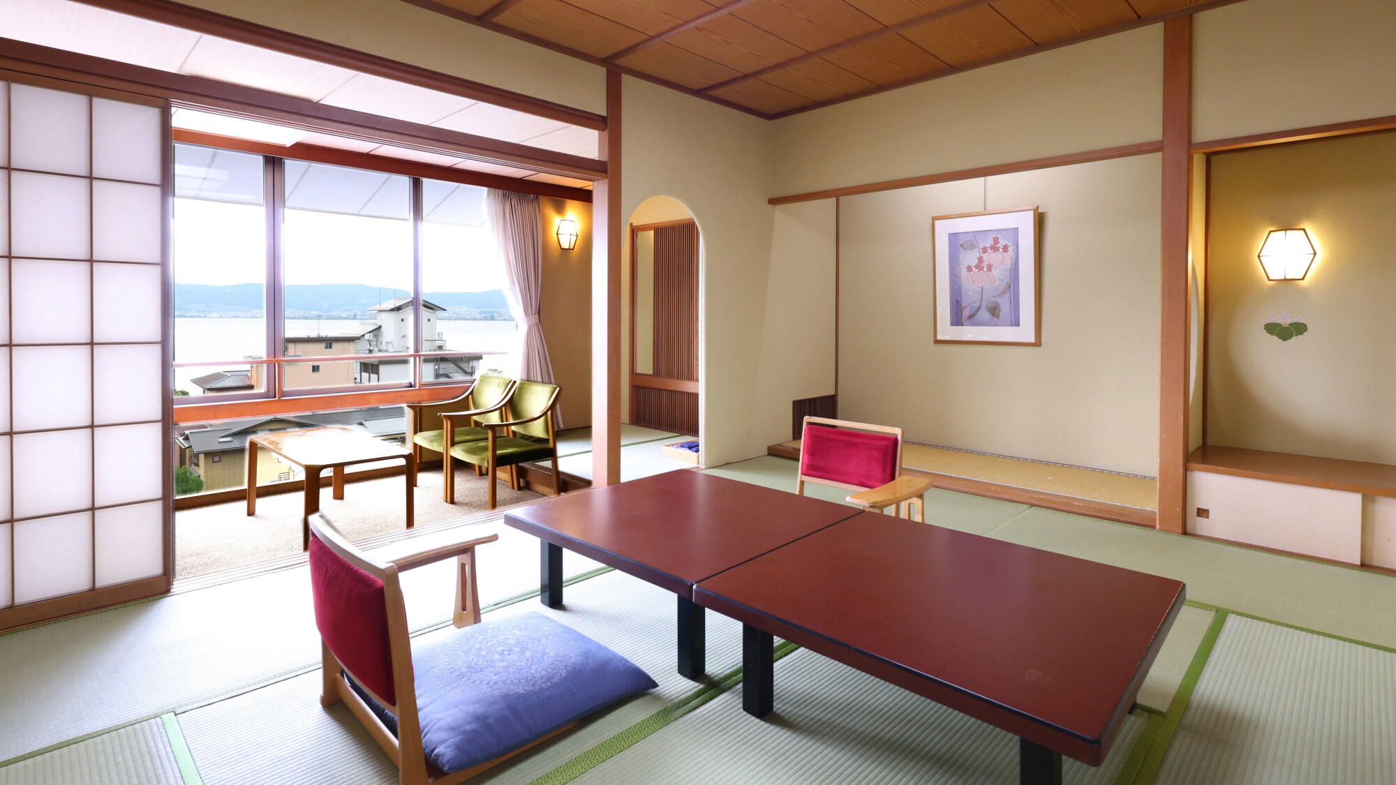 [Phòng tiêu chuẩn/kiểu Nhật] 10 chiếu tatami + hiên rộng / ~5 người
