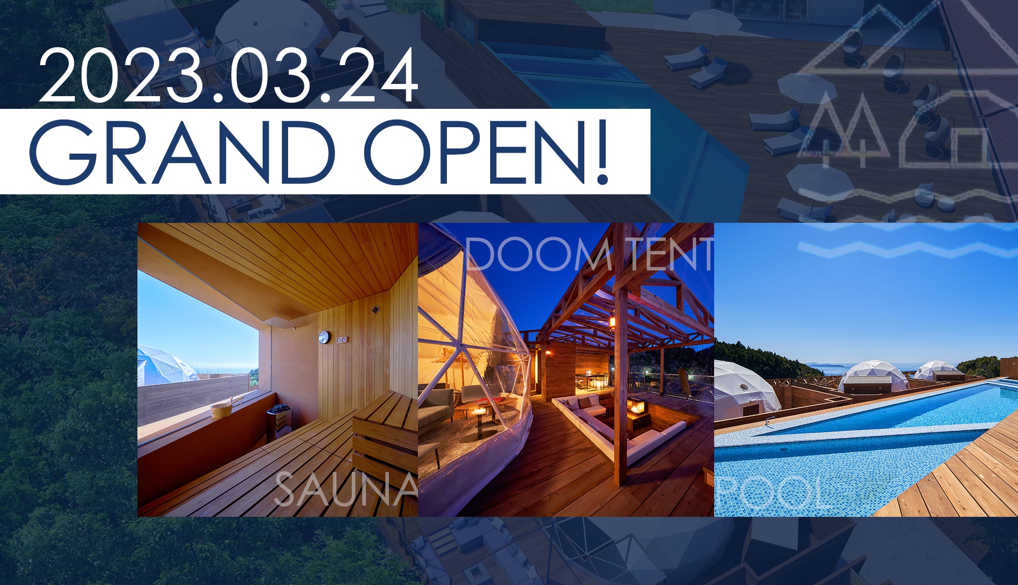 In the spring of 2023, ocean view glamping will be born!