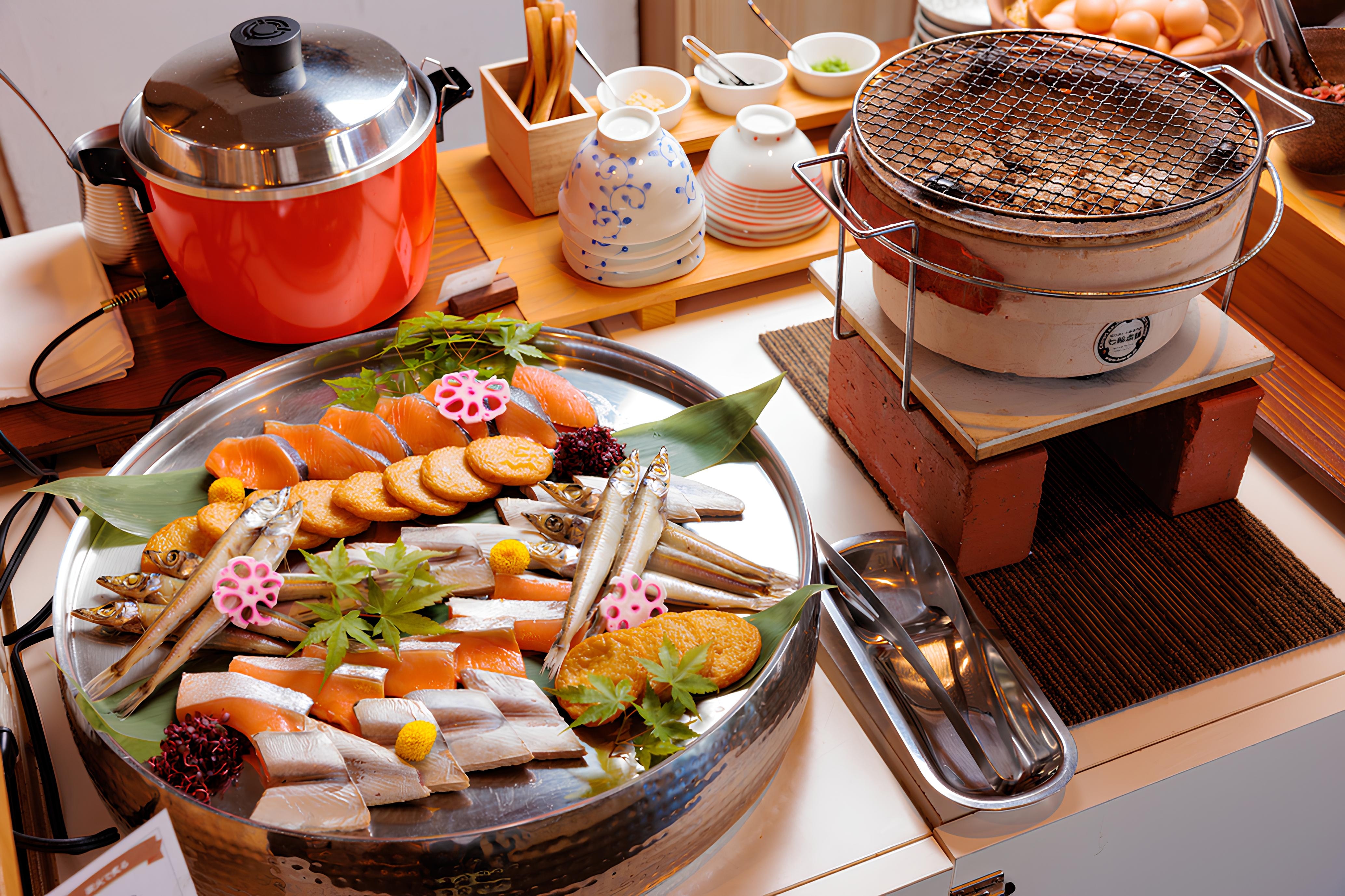 Breakfast buffet menu example