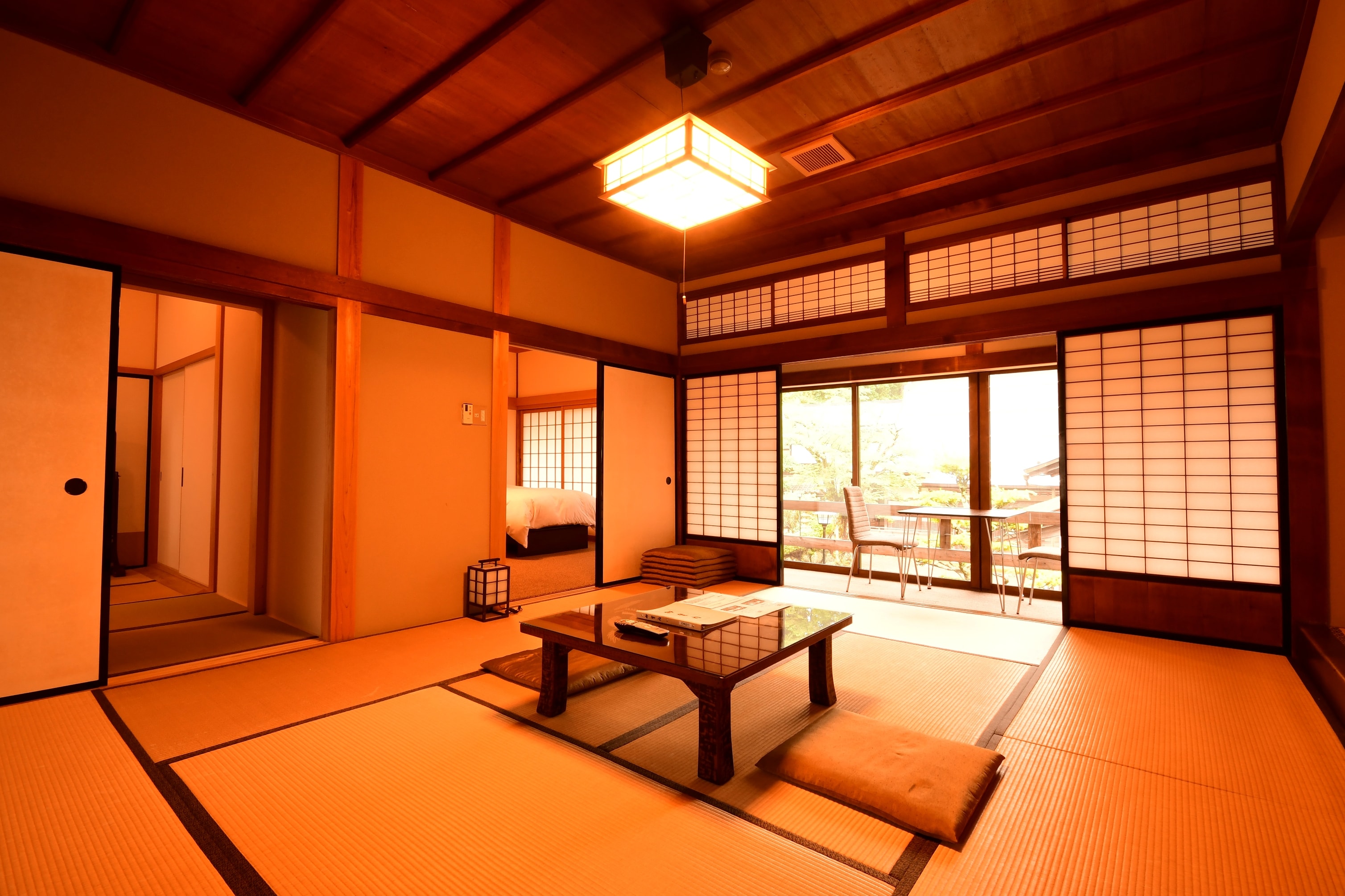 Phòng đặc biệt B Nishishoin (18 chiếu tatami + phòng vệ sinh + nhà vệ sinh) có máy lạnh và Wi-Fi