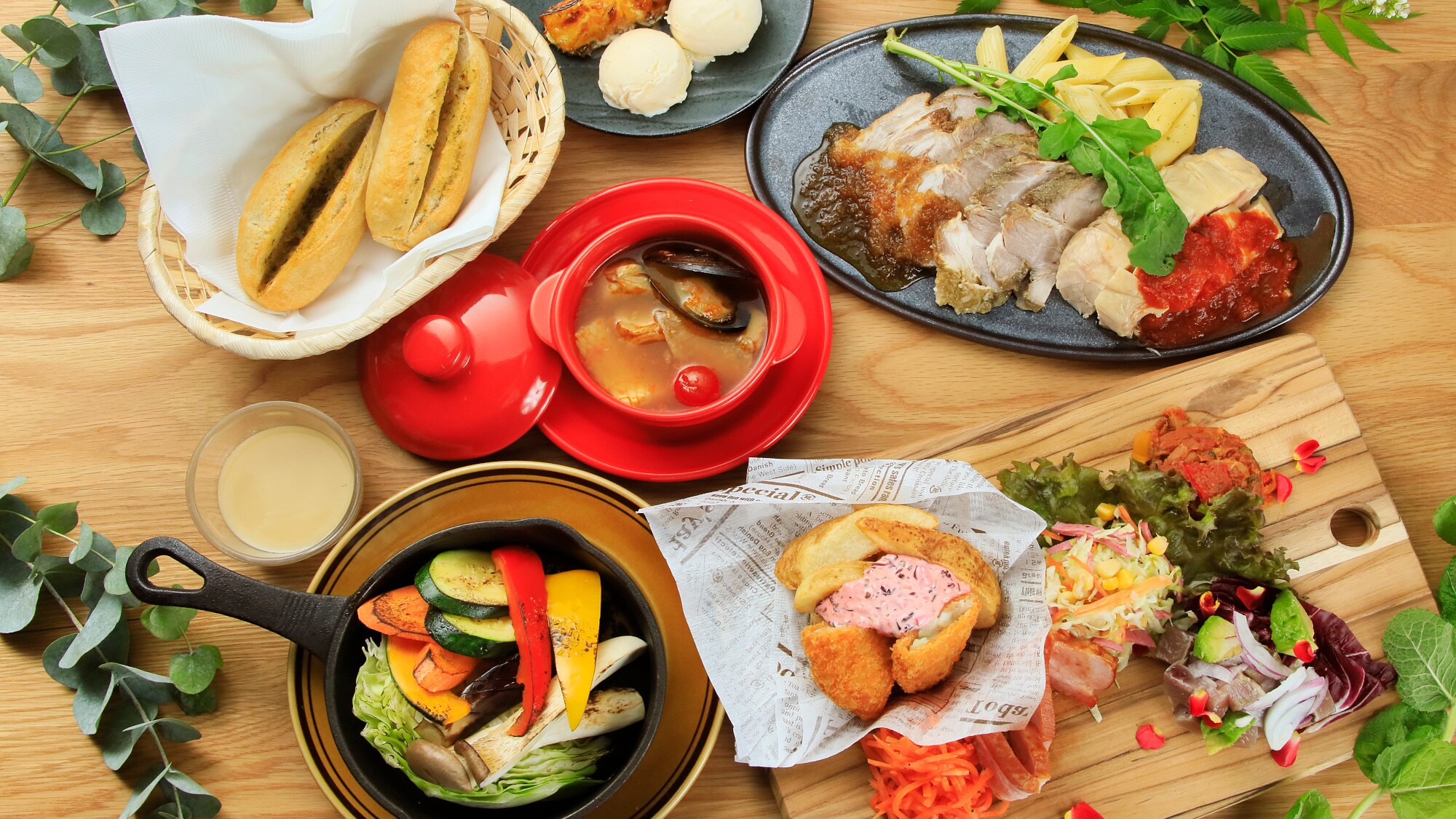 Basic & half buffet *Image for illustration purposes