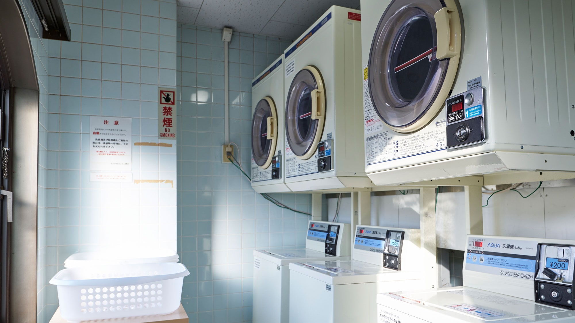 There is also a laundry room at the back of the second floor of the hotel. It is perfect for long-term stays.