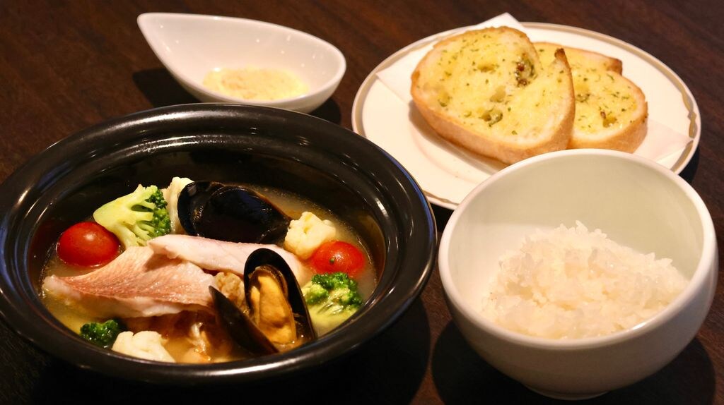 [In-room dining] ~Plat Principal & Rizotte~ *Example