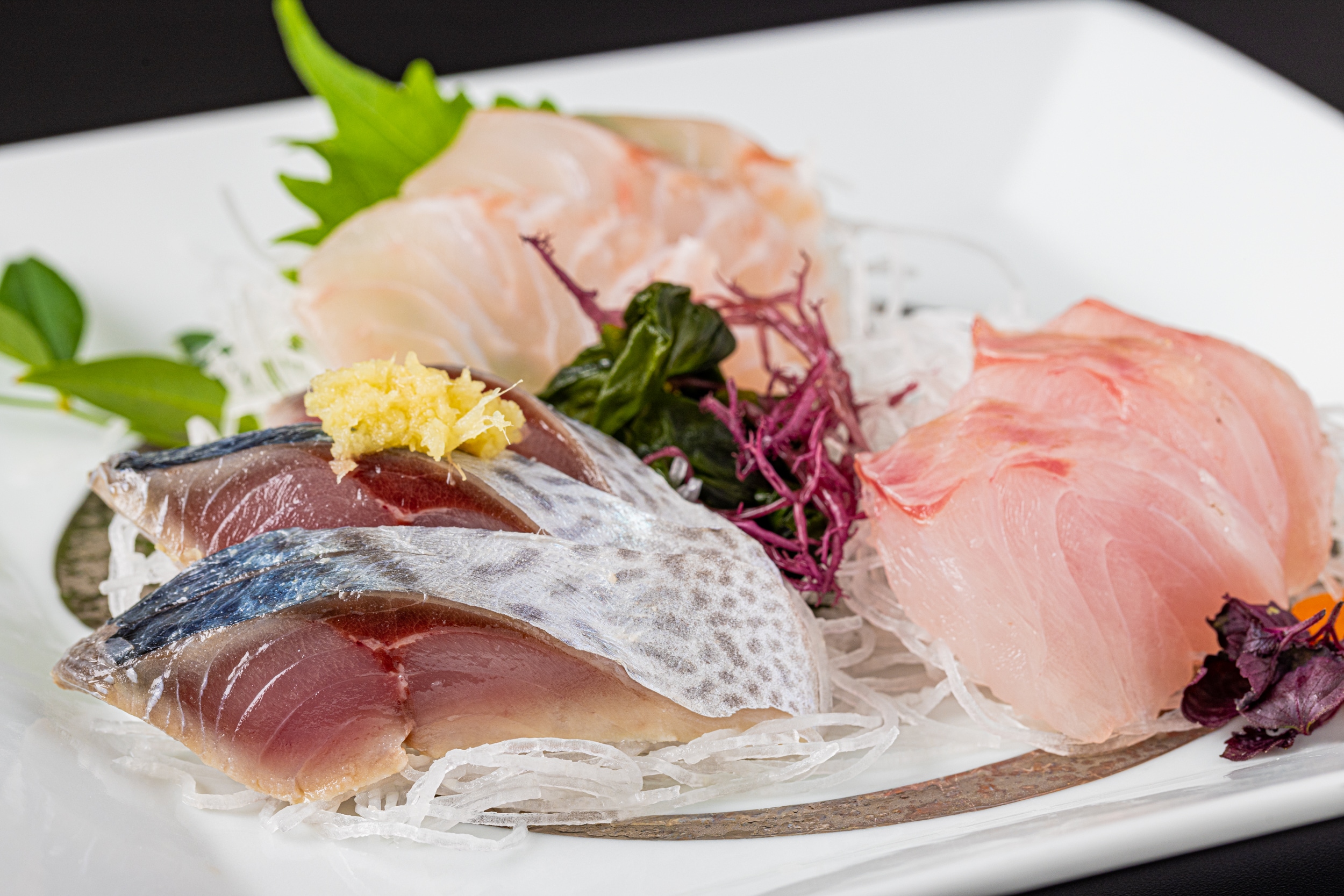 Local fish sashimi