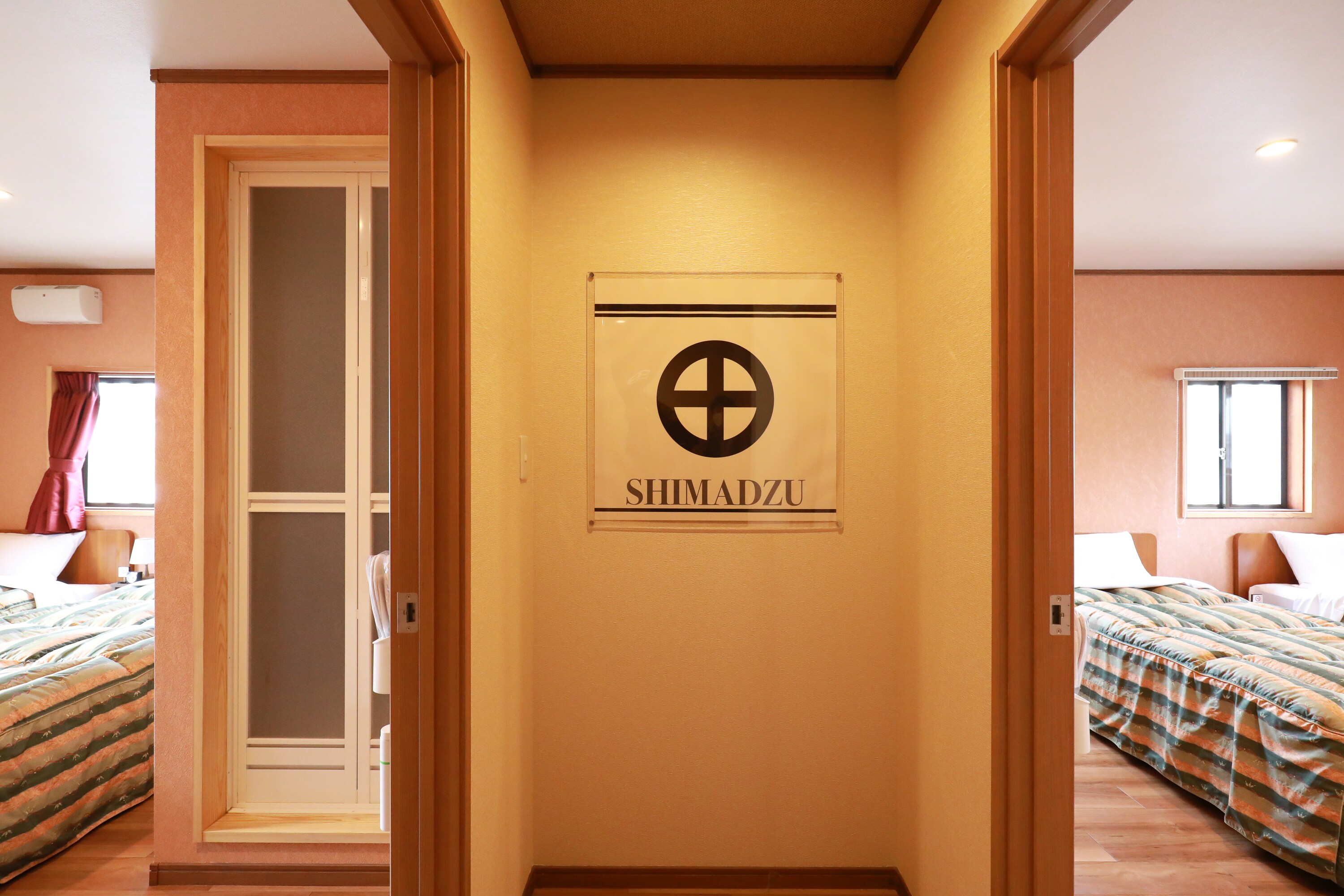 [Kura INN Family Crest] Shimazu The rooms are divided into left and right rooms.