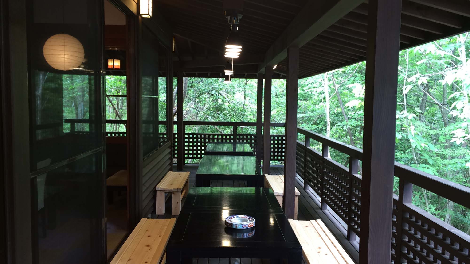 Wood deck